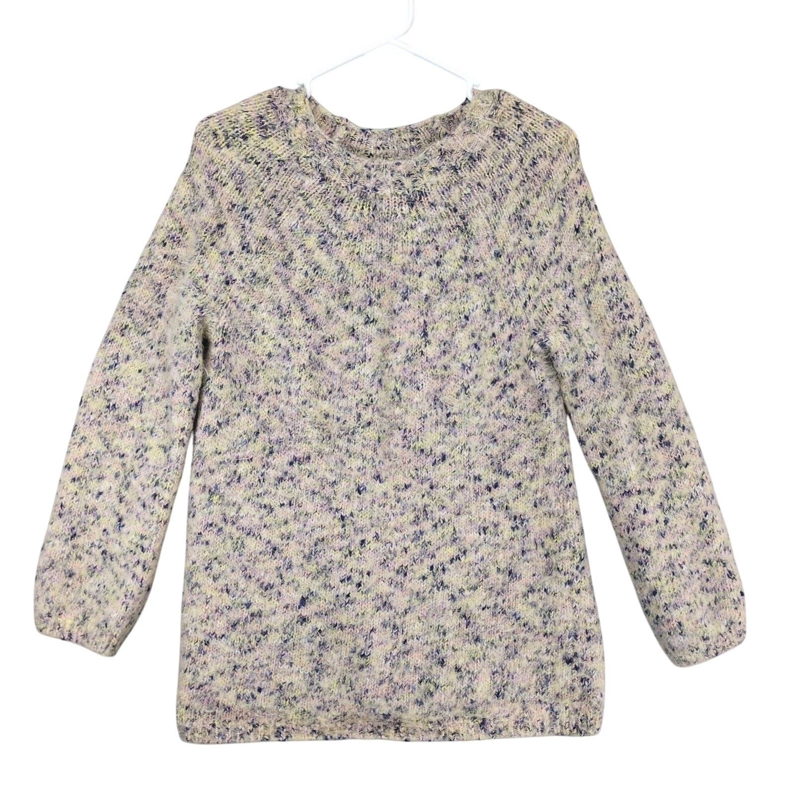Lou & Grey Lou & Grey Womens XS Oversized Pink Multicolor Fuzzy Sweater Size XS / US 0-2 / IT 36-38 - 1 Thumbnail