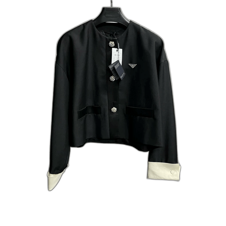 Prada Prada Black Holiday Series Short Jacket-2506 Size US M / EU 48-50 / 2 - 1 Thumbnail