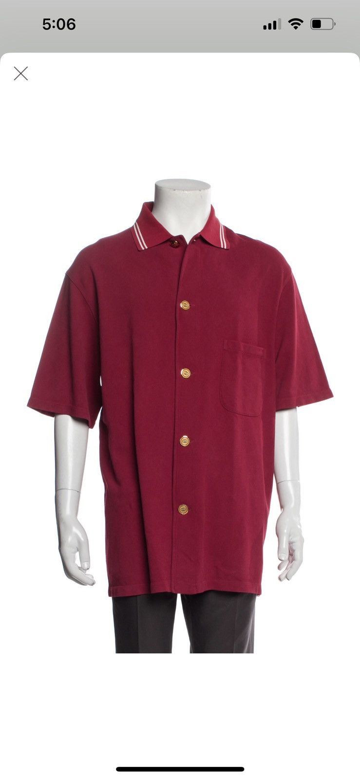 Short sleeve button down