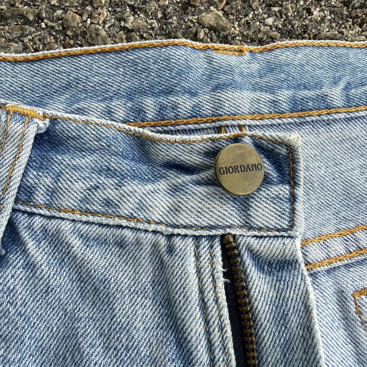 Giordano VINTAGE GIORDANO BLUE DENIM STRAIGHT FADED JEAN PANTS Size US 33 - 8 Thumbnail