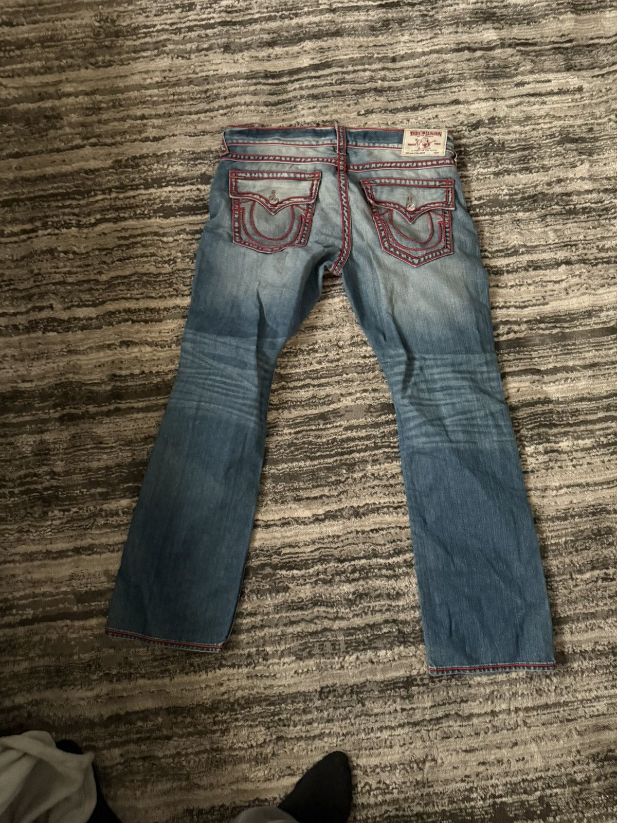 True Religion True Religions Red Stitching Jeans Size US 38 / EU 54 - 2 Thumbnail