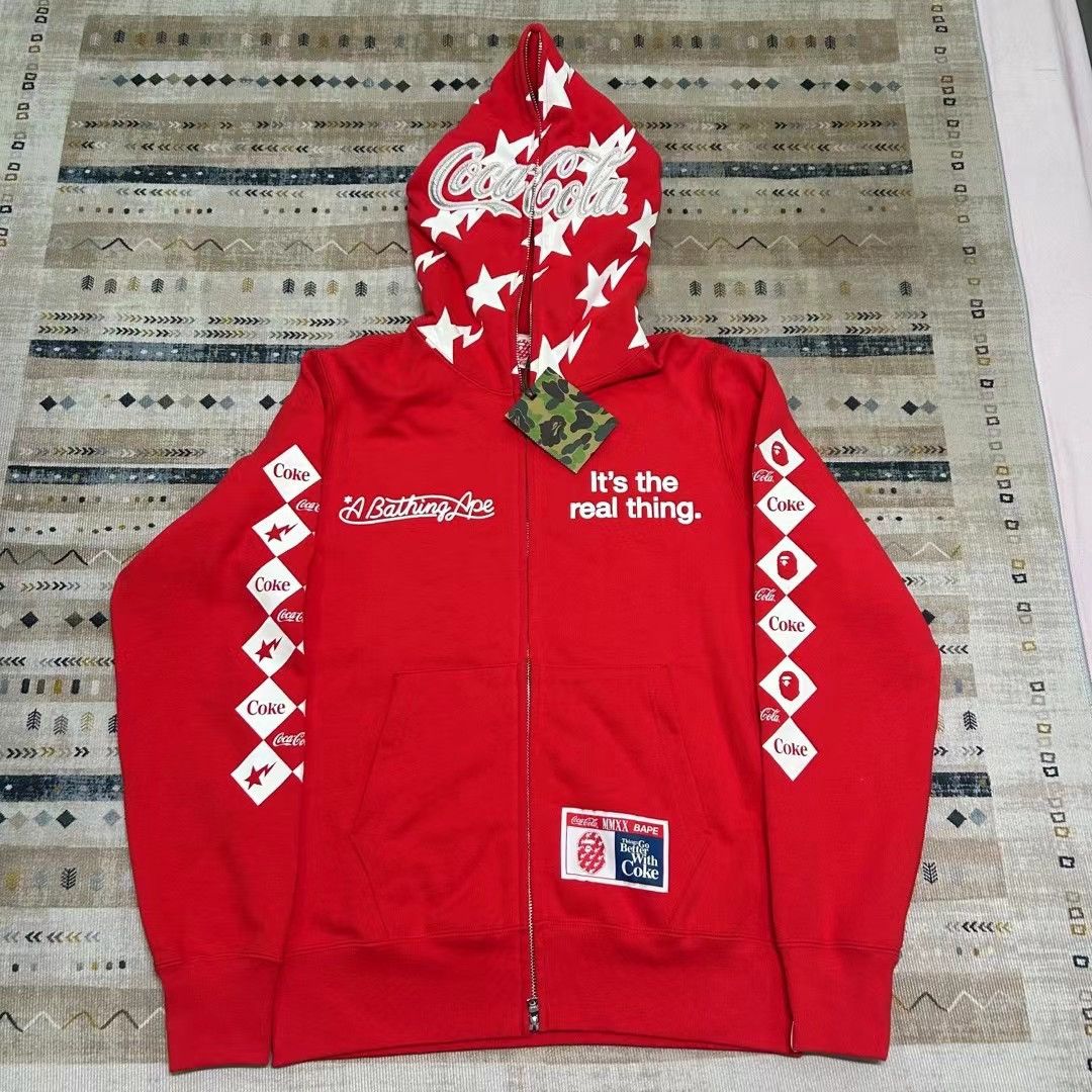 Bape BAPE COCA FULL ZIP HOODIE Size US M / EU 48-50 / 2 - 1 Thumbnail