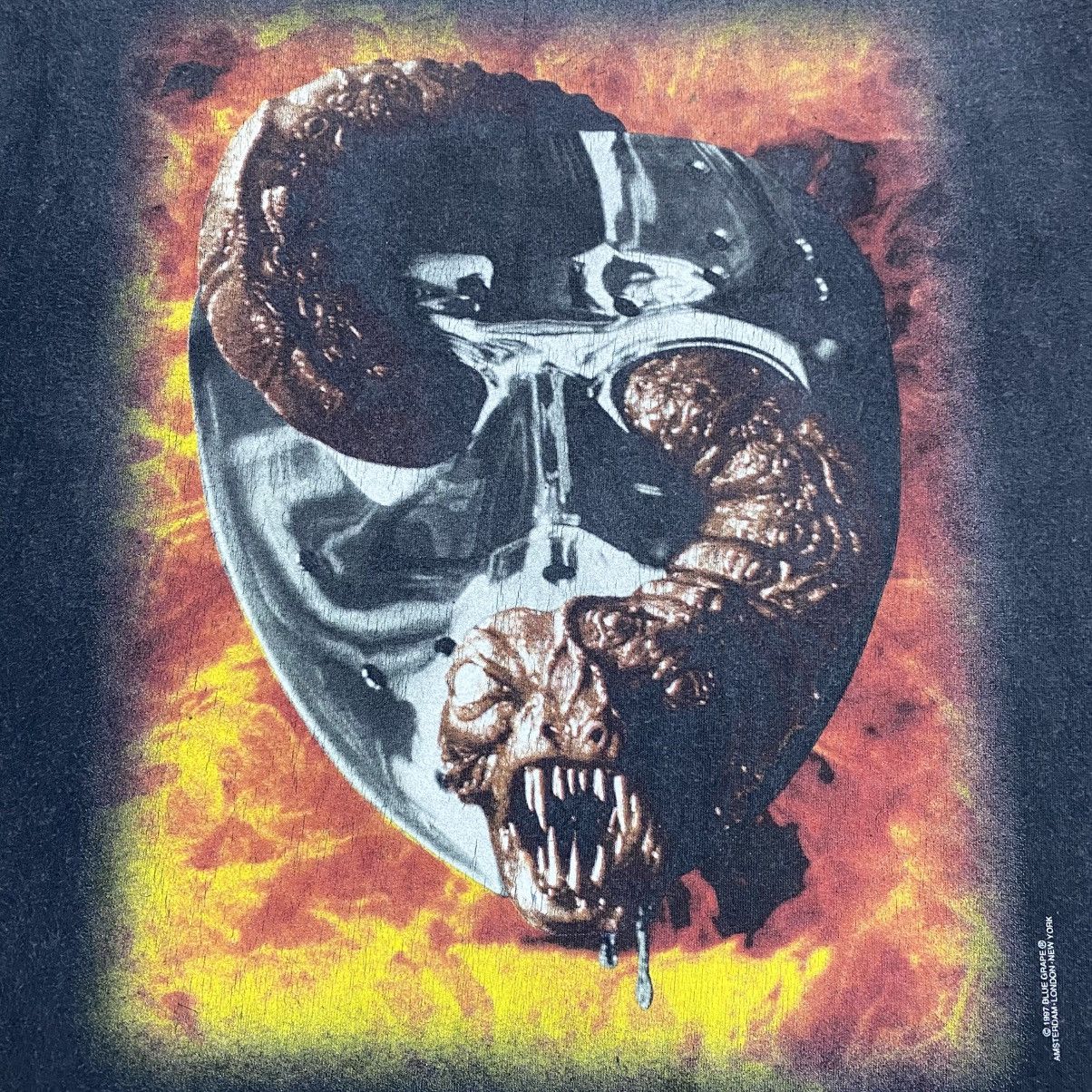 Expert Horror × Vintage Rare‼️🔥Vintage Rare 90's Jason Goes To Hell T-Shirt Size US M / EU 48-50 / 2 - 7 Thumbnail