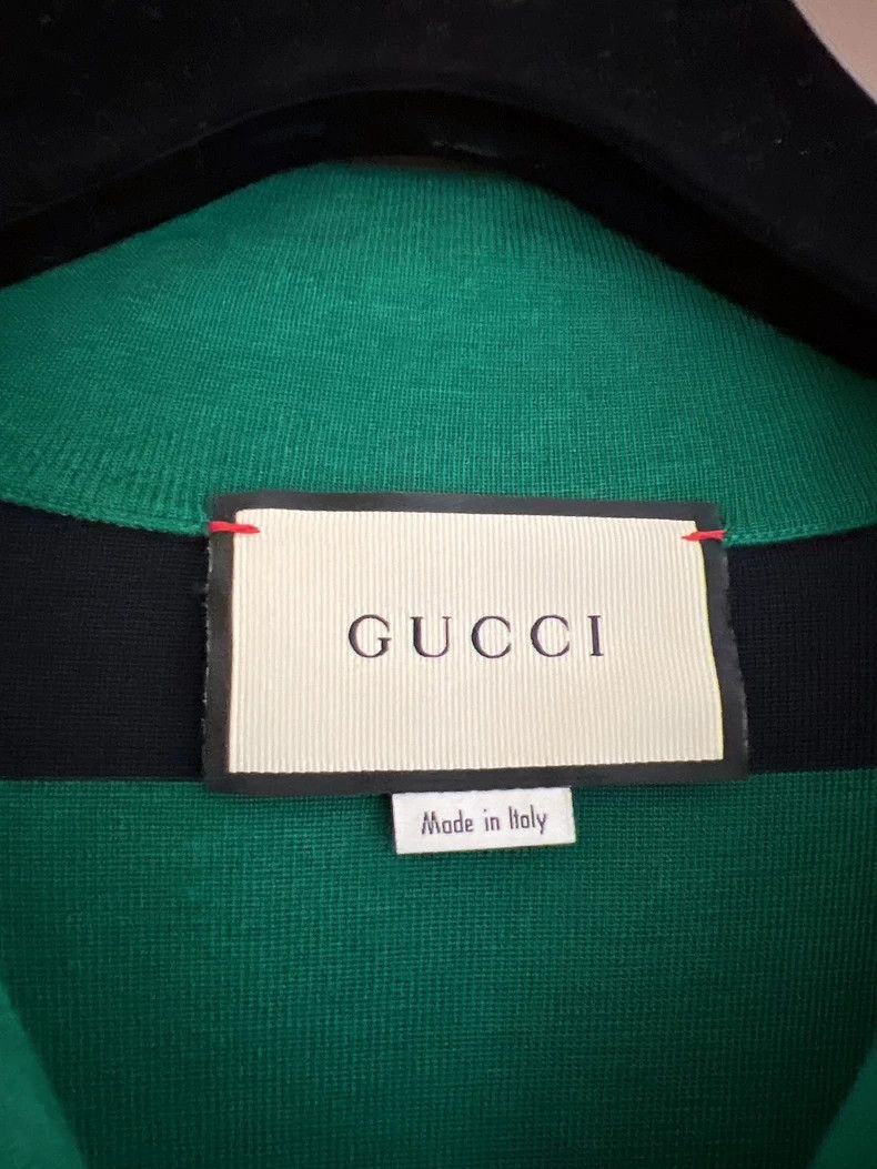Gucci Gucci Navy-collared green college-style sweater 2504-Nextar Size US S / EU 44-46 / 1 - 7 Thumbnail