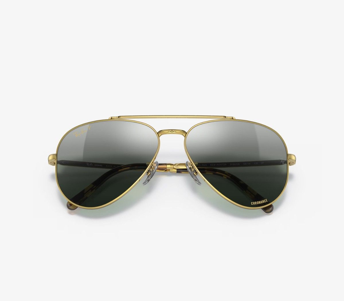 RayBan Ray Ban Aviators RB3625 New Aviators Polarized Chromance Size ONE SIZE - 20 Thumbnail