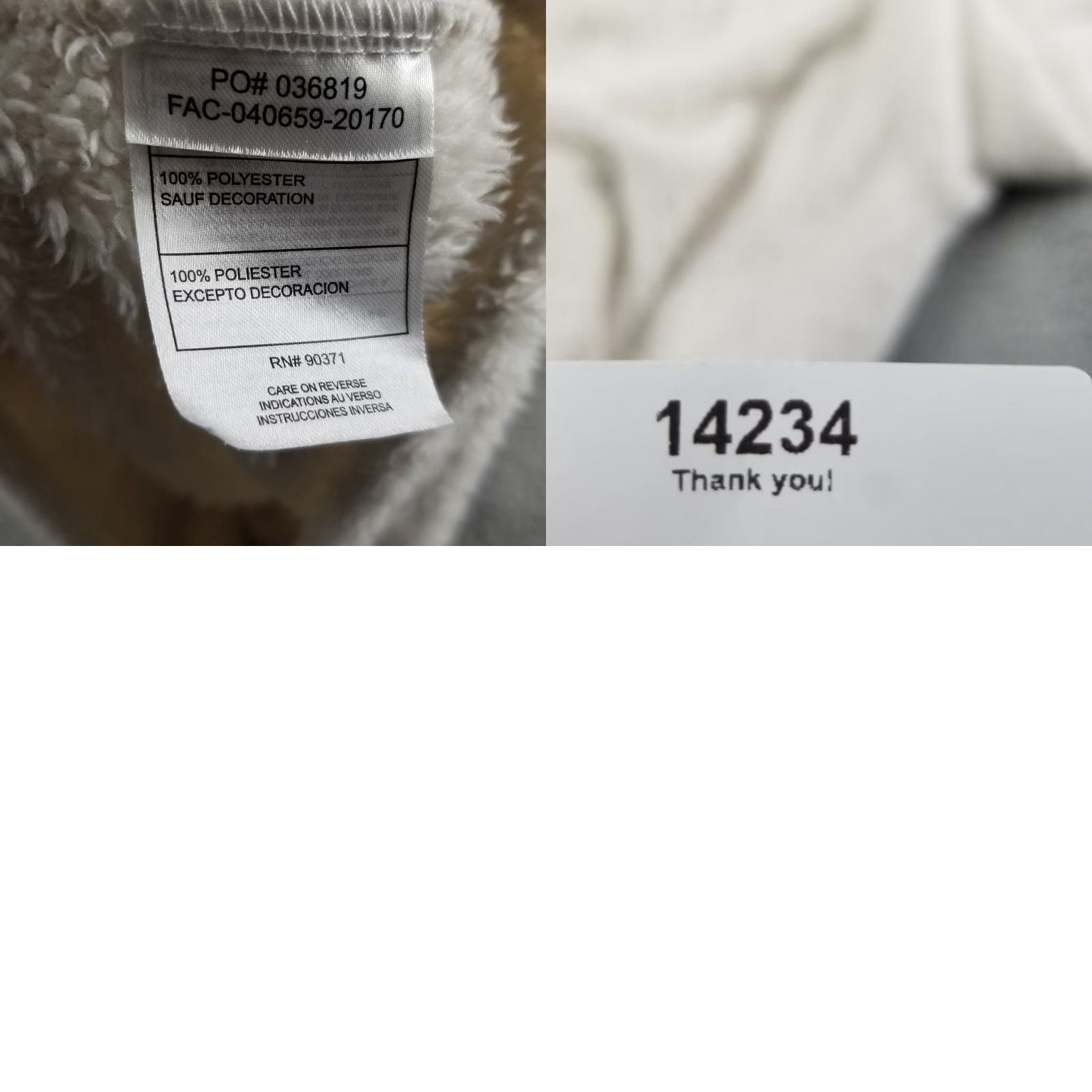 NFL NFL Deep Pile Sweater Jacket Woman Large Turtleneck Warm Camp David Sweatshirt Size L / US 10 / IT 46 - 8 Thumbnail
