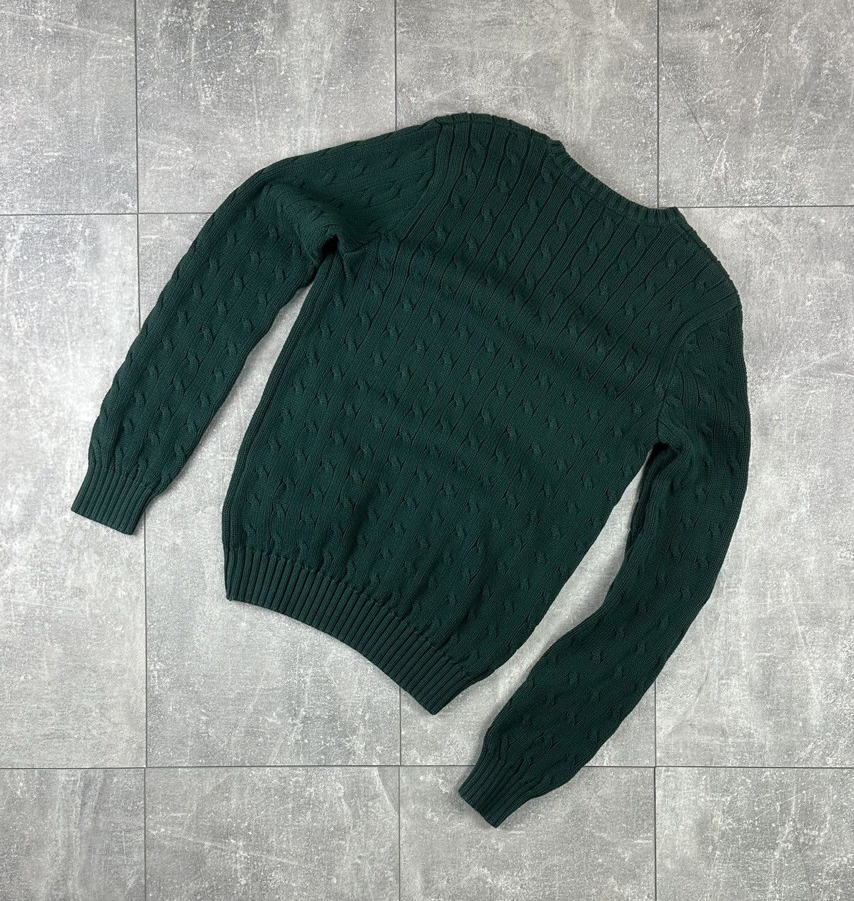 Polo Ralph Lauren Women’s Polo Ralph Lauren Sport V-Neck Cable-Knit Sweater Size L / US 10 / IT 46 - 10 Thumbnail