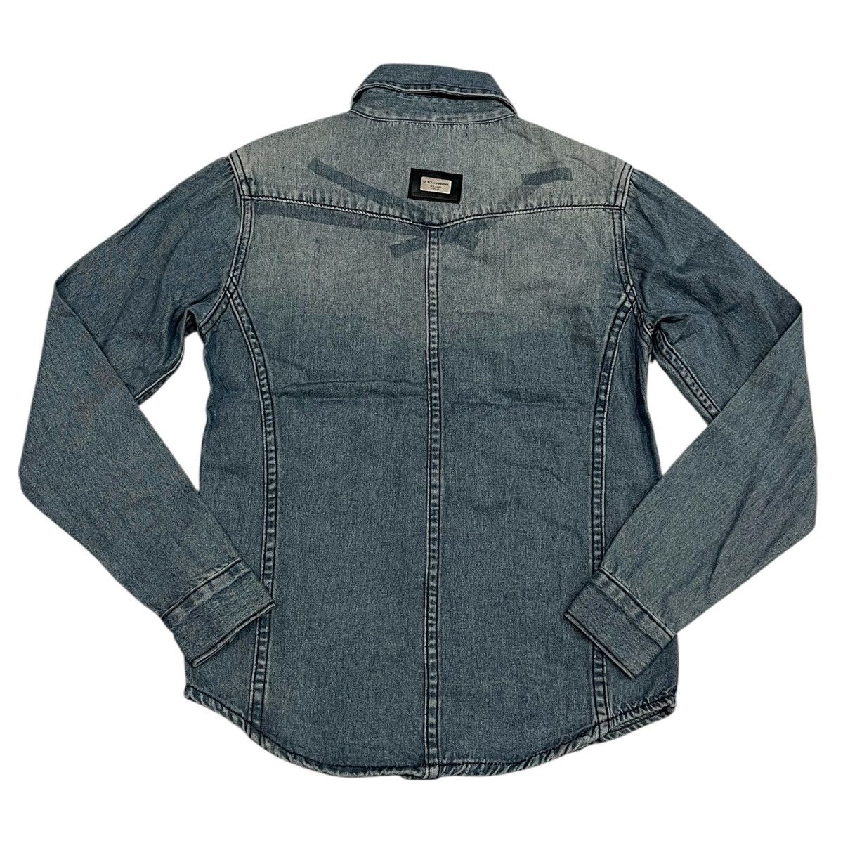Dolce & Gabbana Dolce & Gabbana Chambray Cowboy Denim Button Up Shirt Size M / US 6-8 / IT 42-44 - 4 Thumbnail