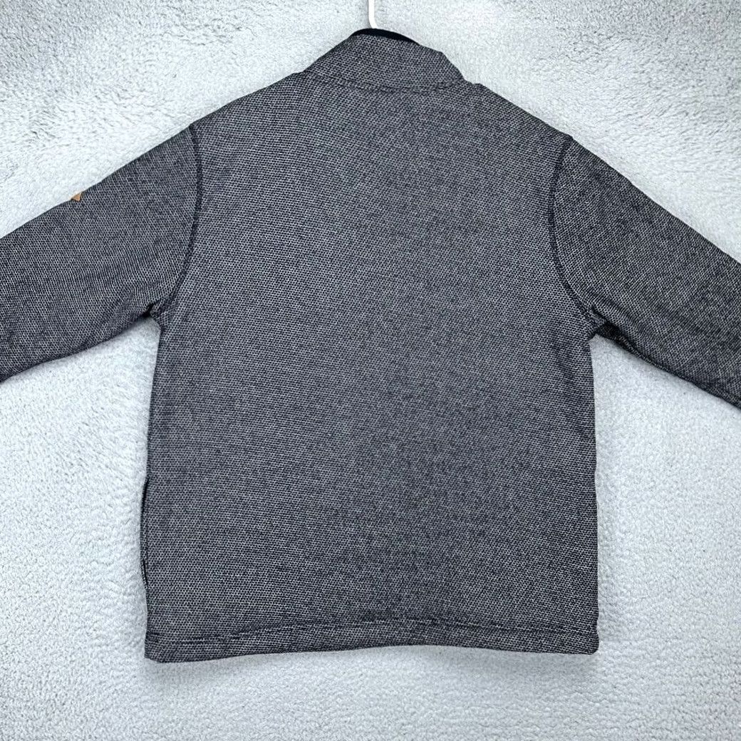 Orvis VINTAGE Orvis Jacket Mens Medium Black Thick Fleece Lined Quarter Zip Pullover Pockets Size US M / EU 48-50 / 2 - 3 Thumbnail