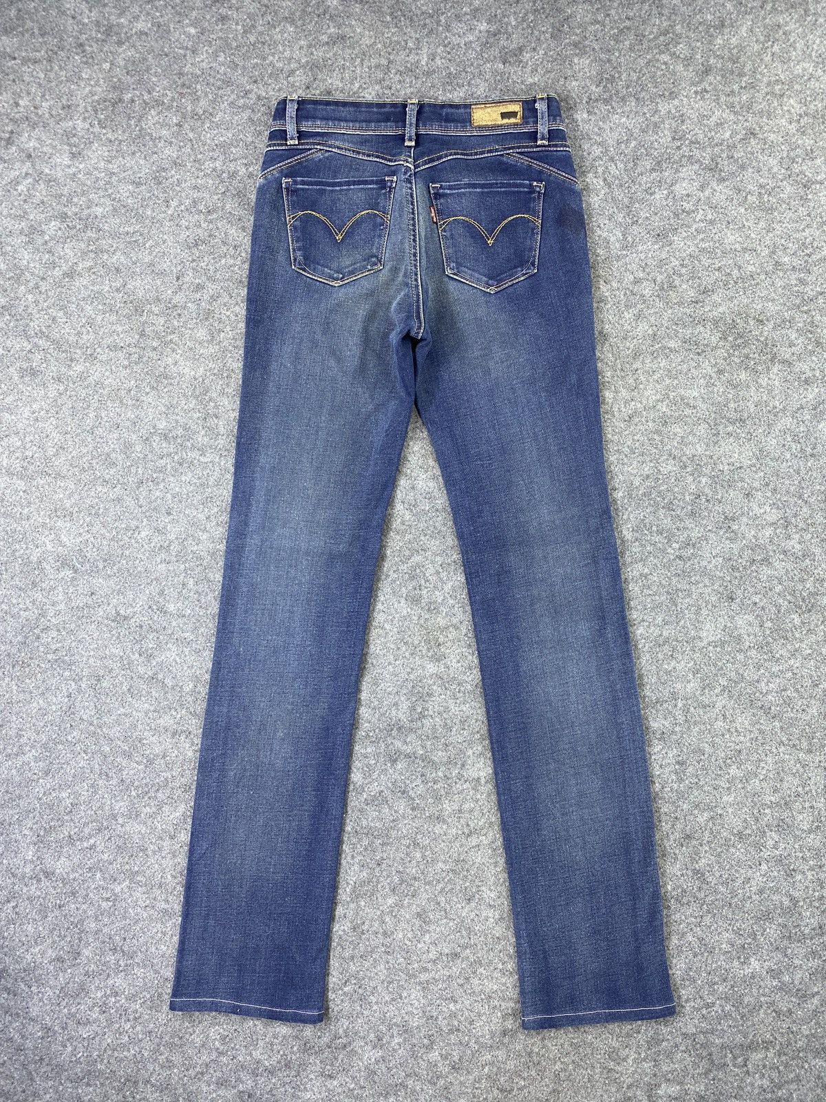 Jean × Levi's × Vintage Vintage Levis Straight Blue Wash Jeans - J1044 Size 26" / US 2 / IT 38 - 4 Thumbnail
