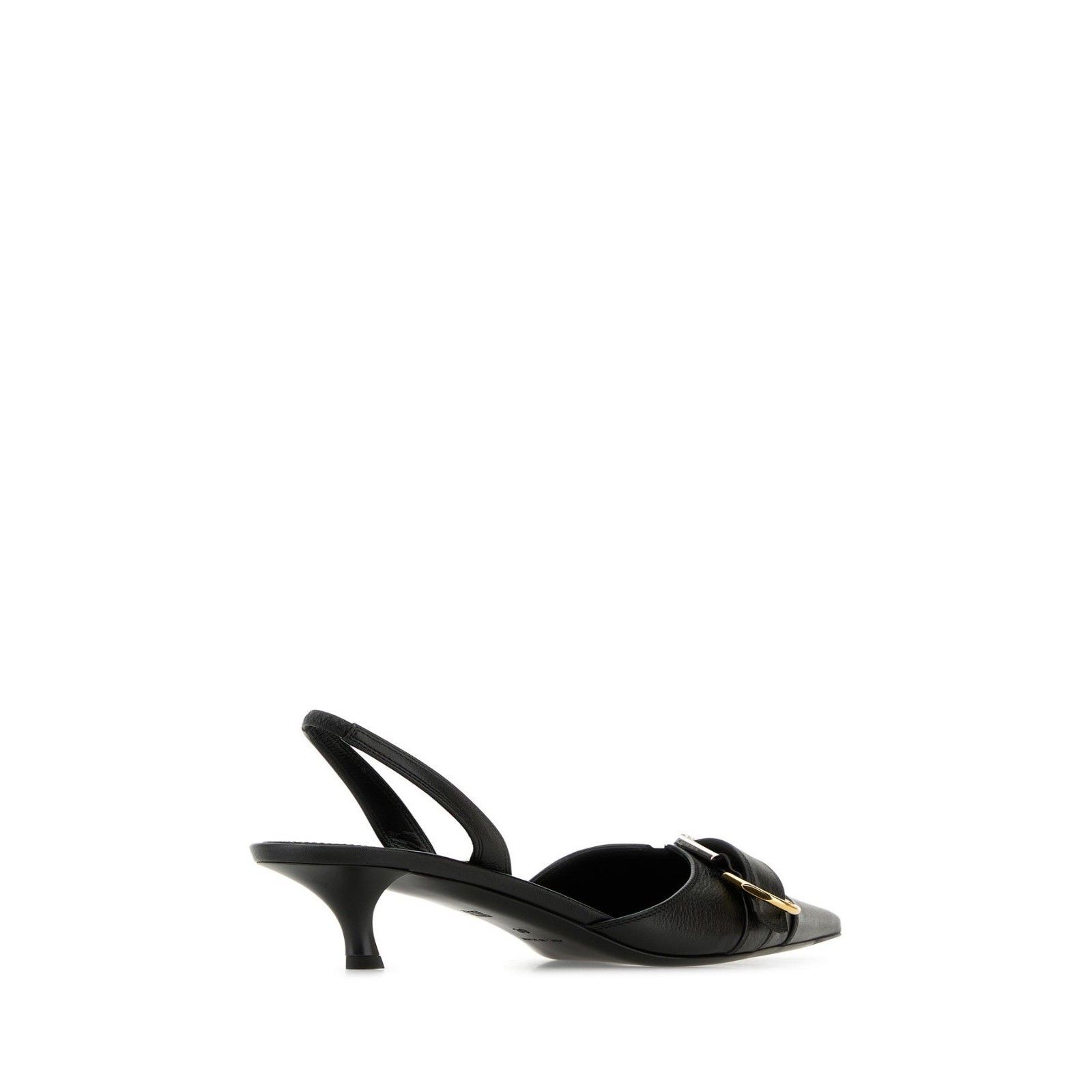 Givenchy GIVENCHY Voyou Black Leather 45mm Heel Pumps New & Authentic Size US 7 / IT 37 - 3 Thumbnail