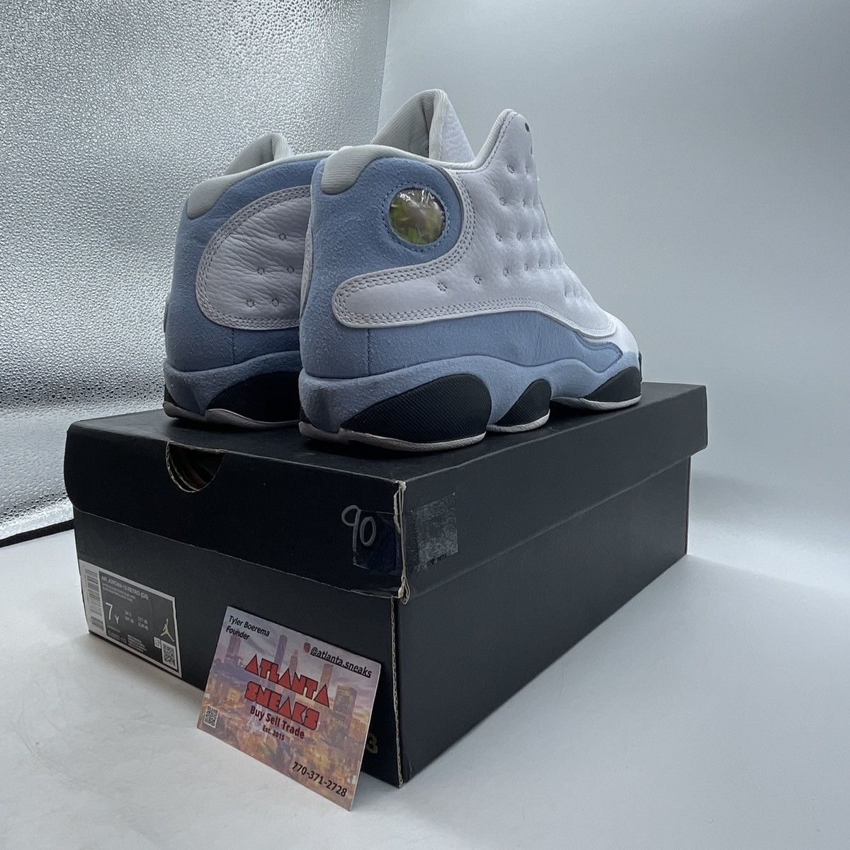 Jordan Brand Air Jordan 13 blue grey Size US 7 / IT 37 - 5 Thumbnail