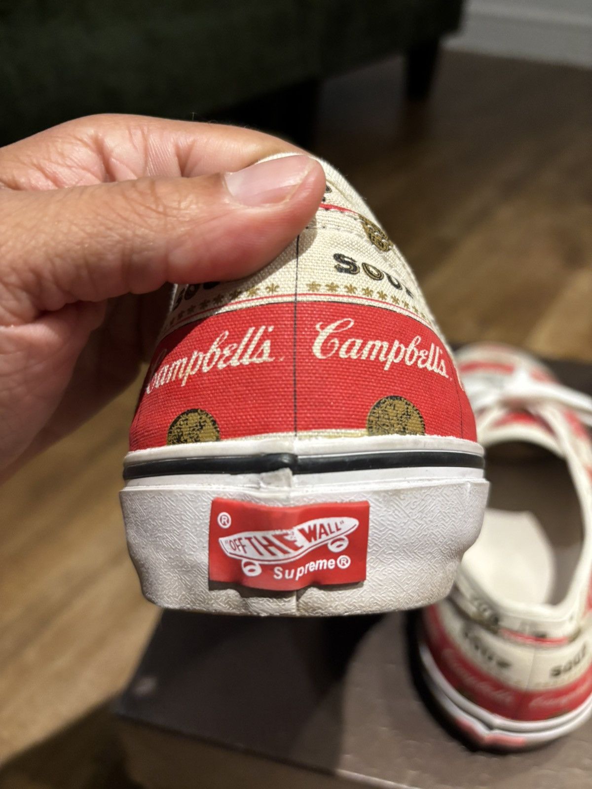 Andy Warhol × Supreme Vans Supreme x Authentic Pro 'Campbell's Soup' Size US 11.5 / EU 44-45 - 5 Thumbnail
