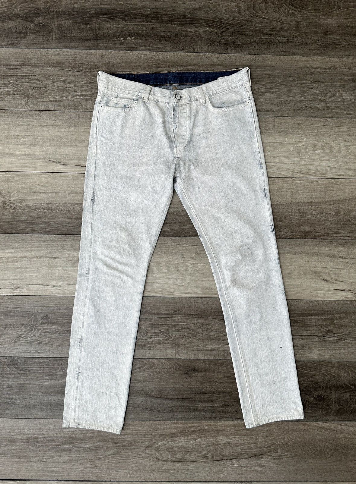 H&M × Maison Margiela Maison Margiela x H&M White Painted Denim 