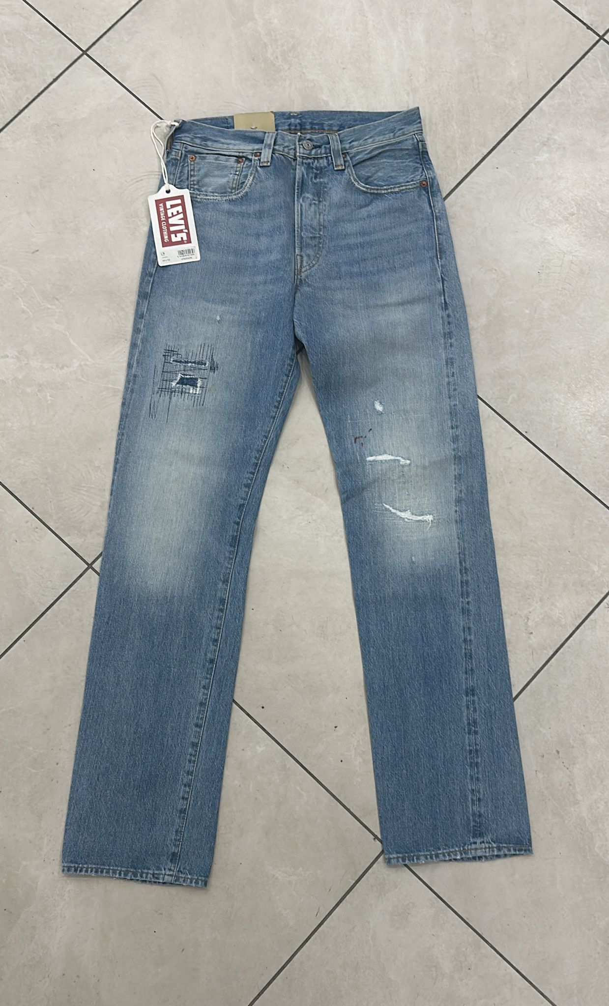 Levi's Vintage Clothing LVC Levi's Vintage Clothing 1947 501XX BigE Selvedge Jeans Size US 30 / EU 46 - 1 Thumbnail