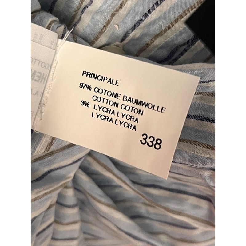 Valentino Vintage 80s New Valentino Jeans Shirt Stripe Seersucker Size US XL / EU 56 / 4 - 7 Thumbnail