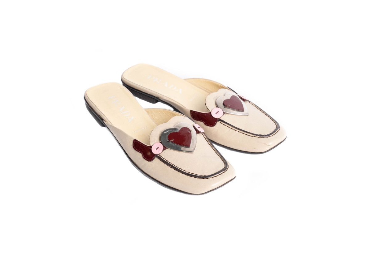 Prada Prada S/S2000 Heart Slipper Size US 8.5 / IT 38.5 - 2 Thumbnail