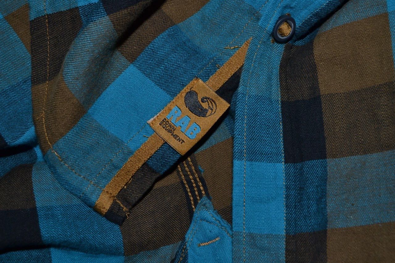 Rab Rab Dusker Long Sleeve Azure Check Cotton Shirt size M Size US M / EU 48-50 / 2 - 7 Thumbnail
