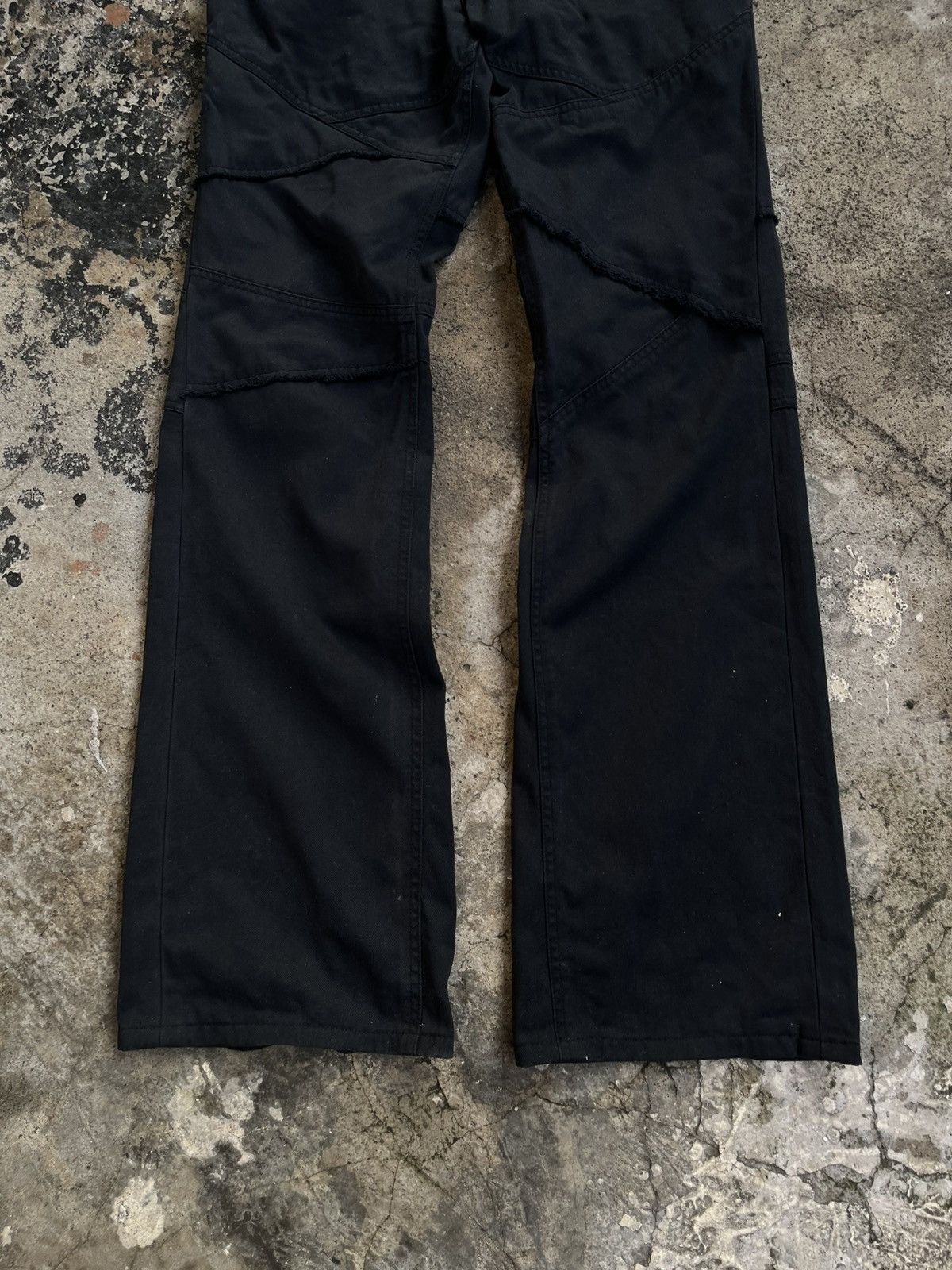 Tornado Mart 2000s JAPANESE PATTERN BREAK FLARE BOOTCUT PANTS VKEI GOTHIC Size US 30 / EU 46 - 5 Thumbnail