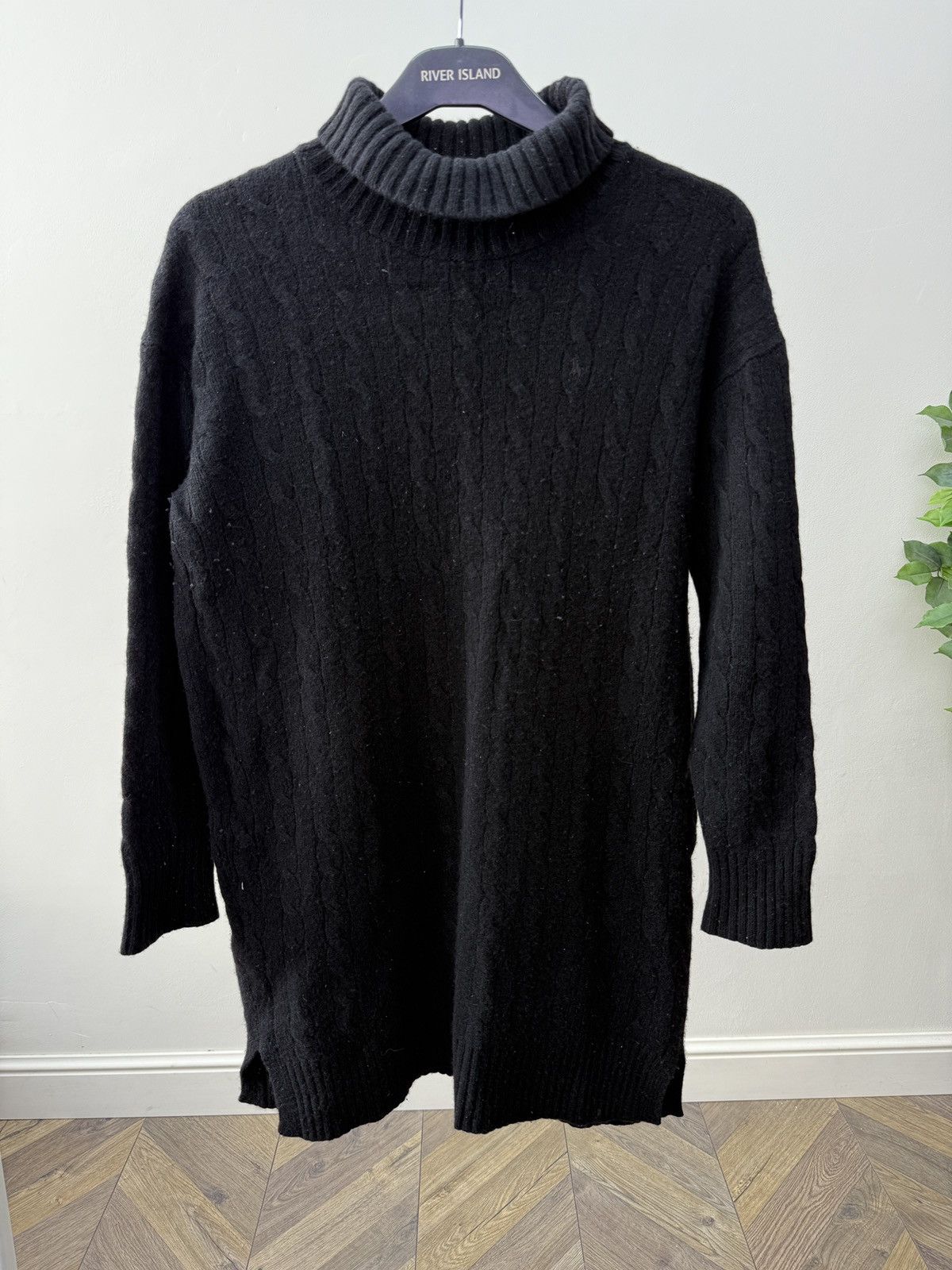 Polo Ralph Lauren Vintage Polo Ralph Lauren Wool Cable Knit Dress Size L / US 10 / IT 46 - 1 Thumbnail