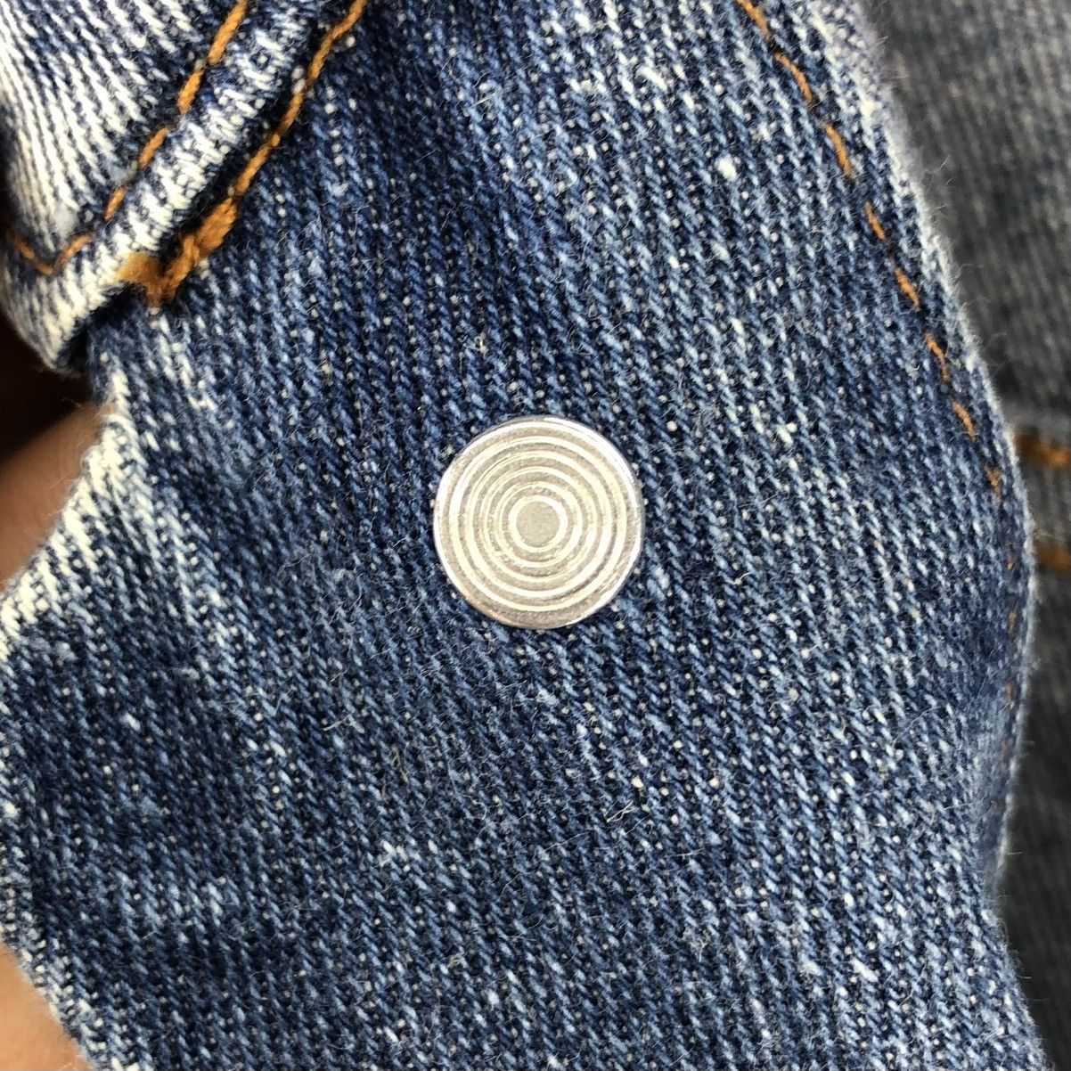 Japanese Brand Vintage Trucker Jacket Light Blue Denim by One Way Size US L / EU 52-54 / 3 - 15 Thumbnail