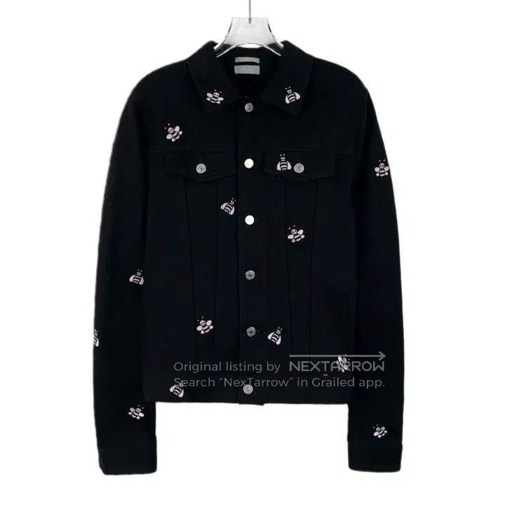 Dior Dior Black Bee Embroidery Denim Jacket. Size US S / EU 44-46 / 1 - 1 Thumbnail