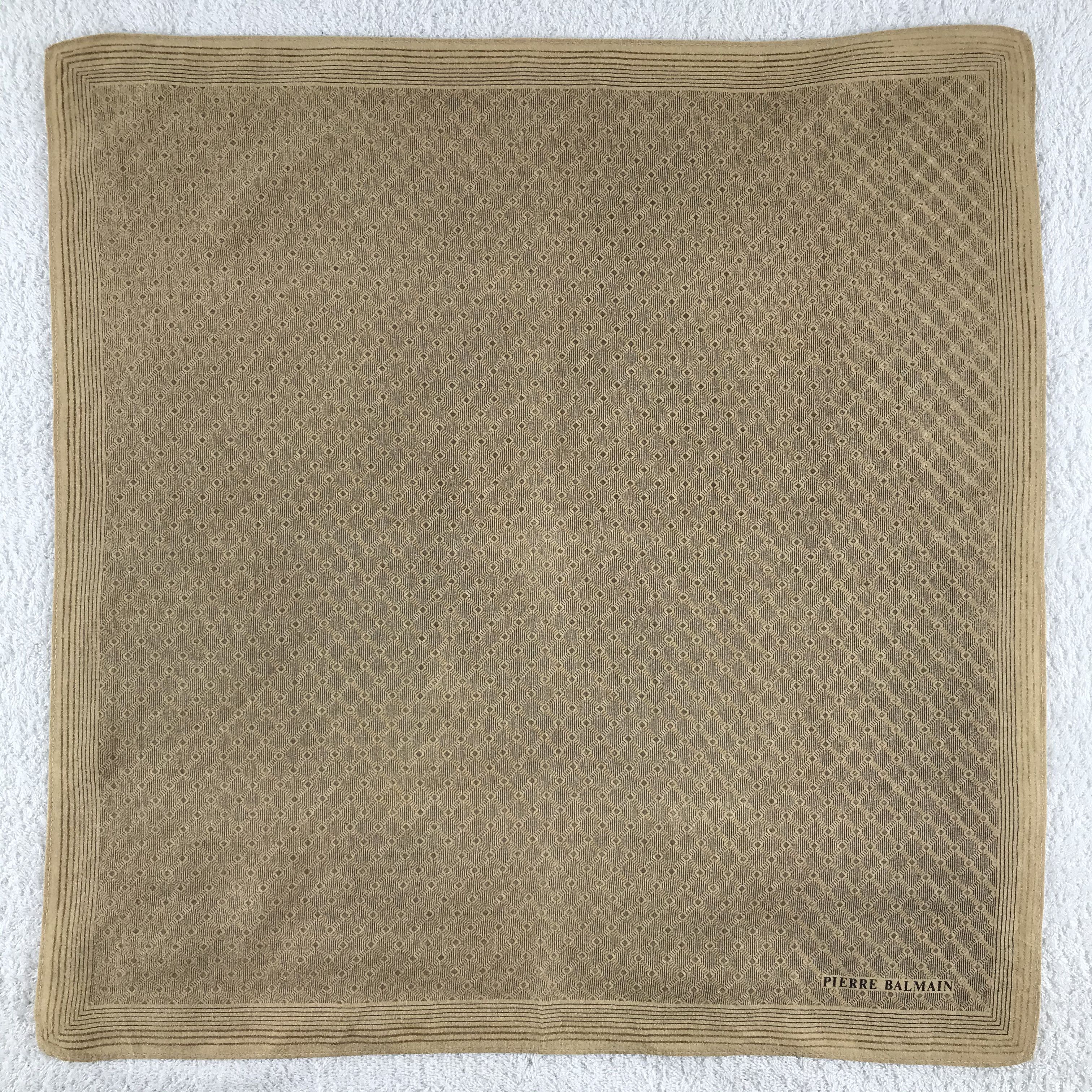 Pierre Balmain × Vintage Pierre Balmain Bandana / Handkerchief / Neckerchief - S230 Size ONE SIZE - 1 Thumbnail