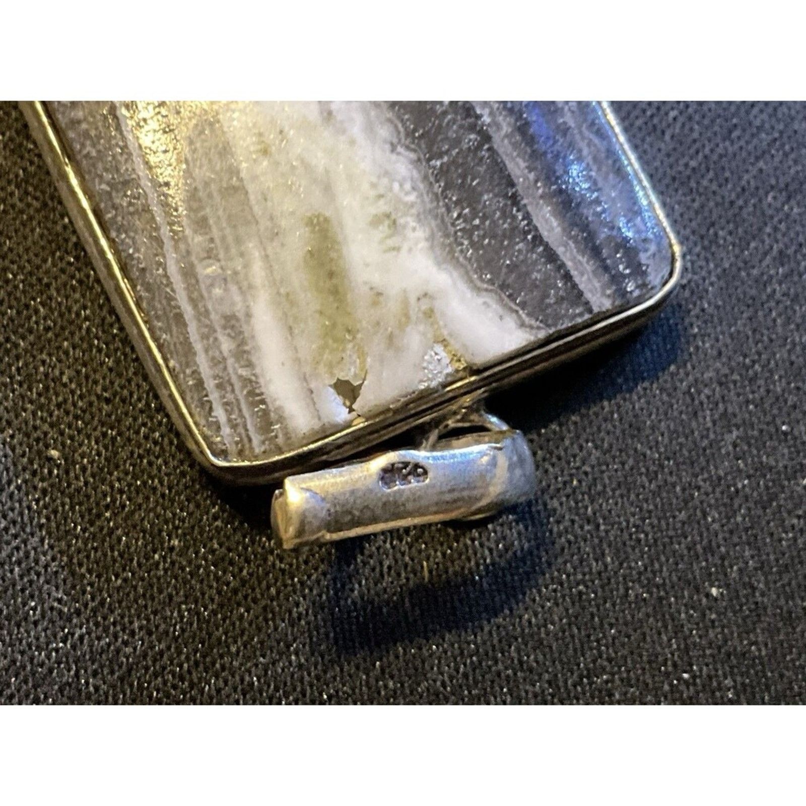 Other 925 Sterling Zebra Jasper Large Pendant Size ONE SIZE - 5 Thumbnail