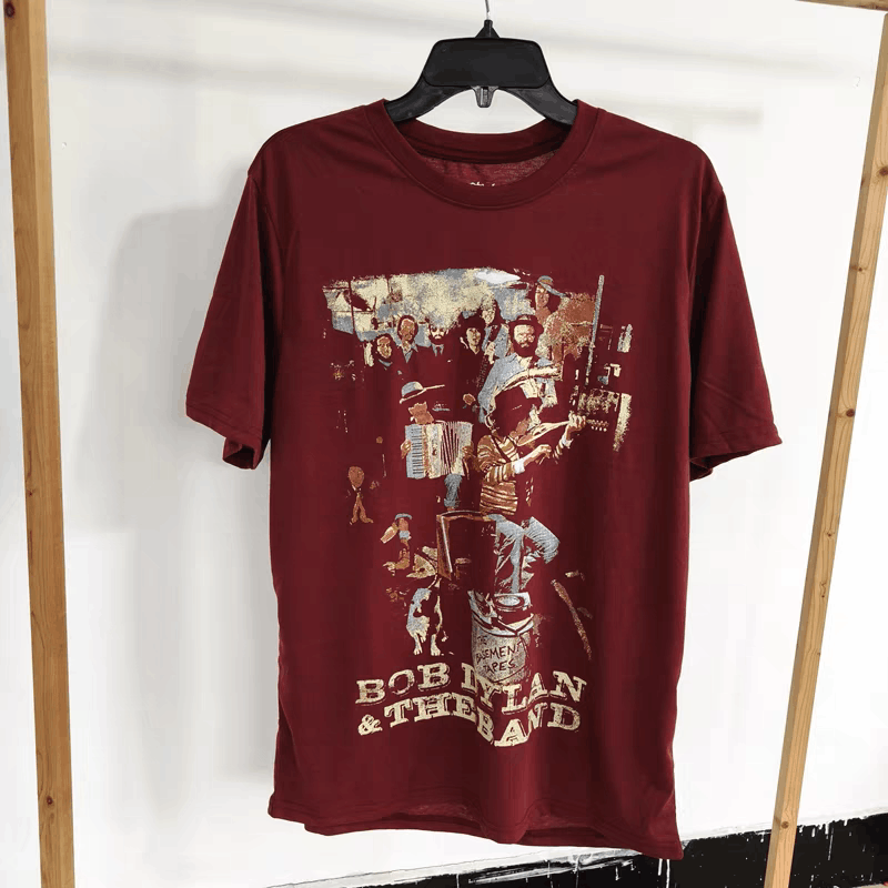 Band Tees × Vintage Bob Dylan & The Band T-shirt Size US L / EU 52-54 / 3 - 4 Thumbnail
