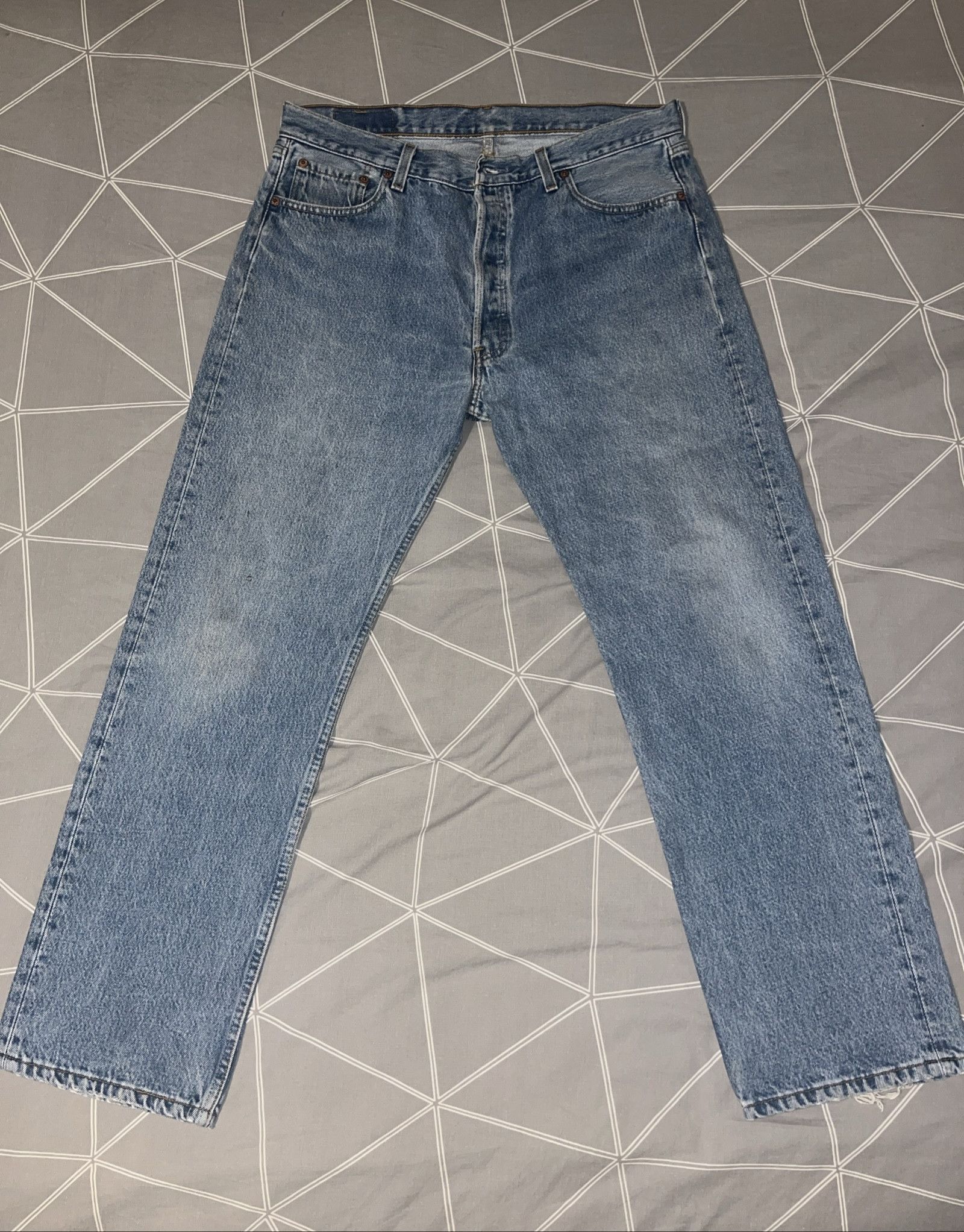 Levi's Levi’s 501XX Jeans Made in USA – Blue Denim – W38 L33 Size US 38 / EU 54 - 1 Thumbnail