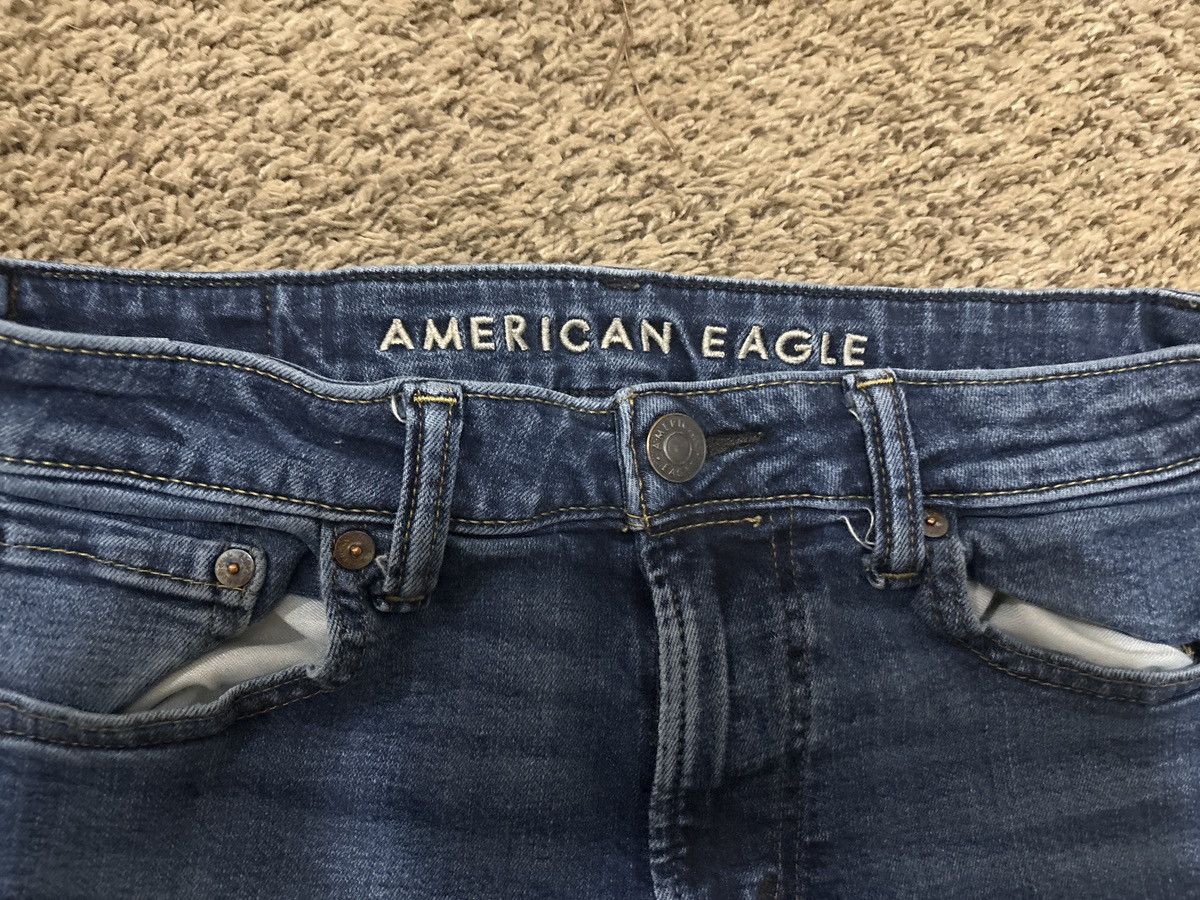 American Eagle Outfitters Original Straight American Eagle Jeans, Dark Blue Size US 30 / EU 46 - 4 Thumbnail