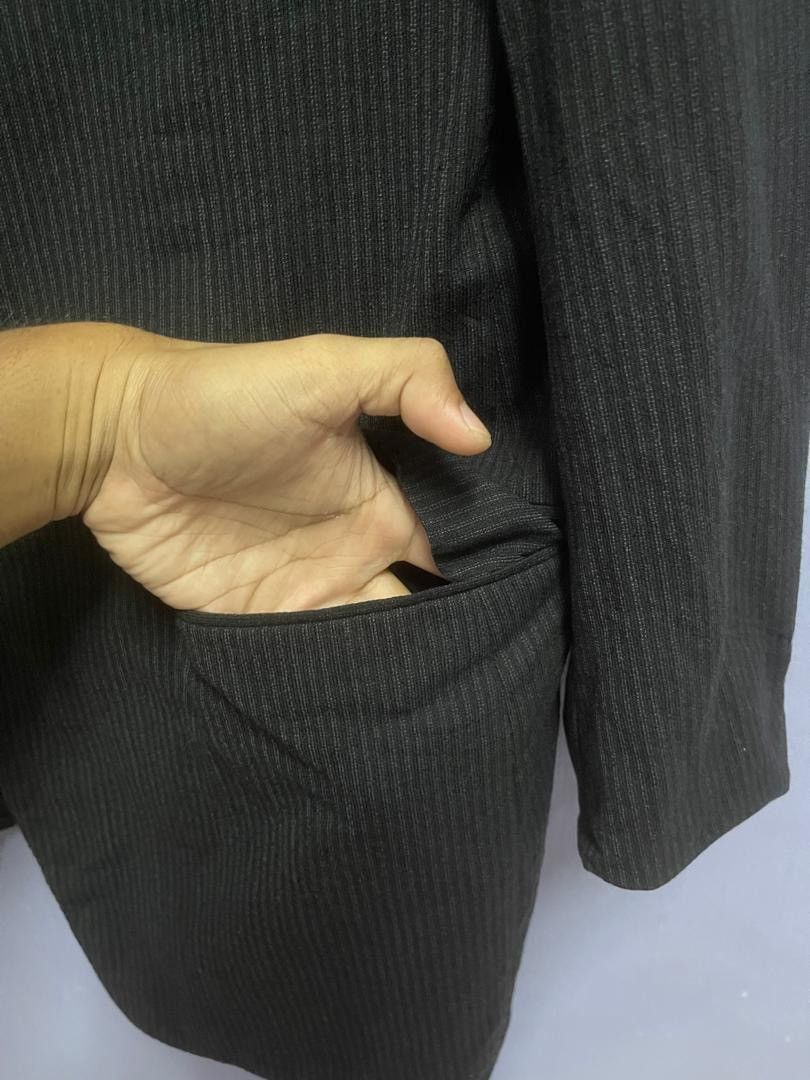 Christian Dior Monsieur Christian Dior Stripe Blazer Casual Jacket Size 52R - 6 Thumbnail