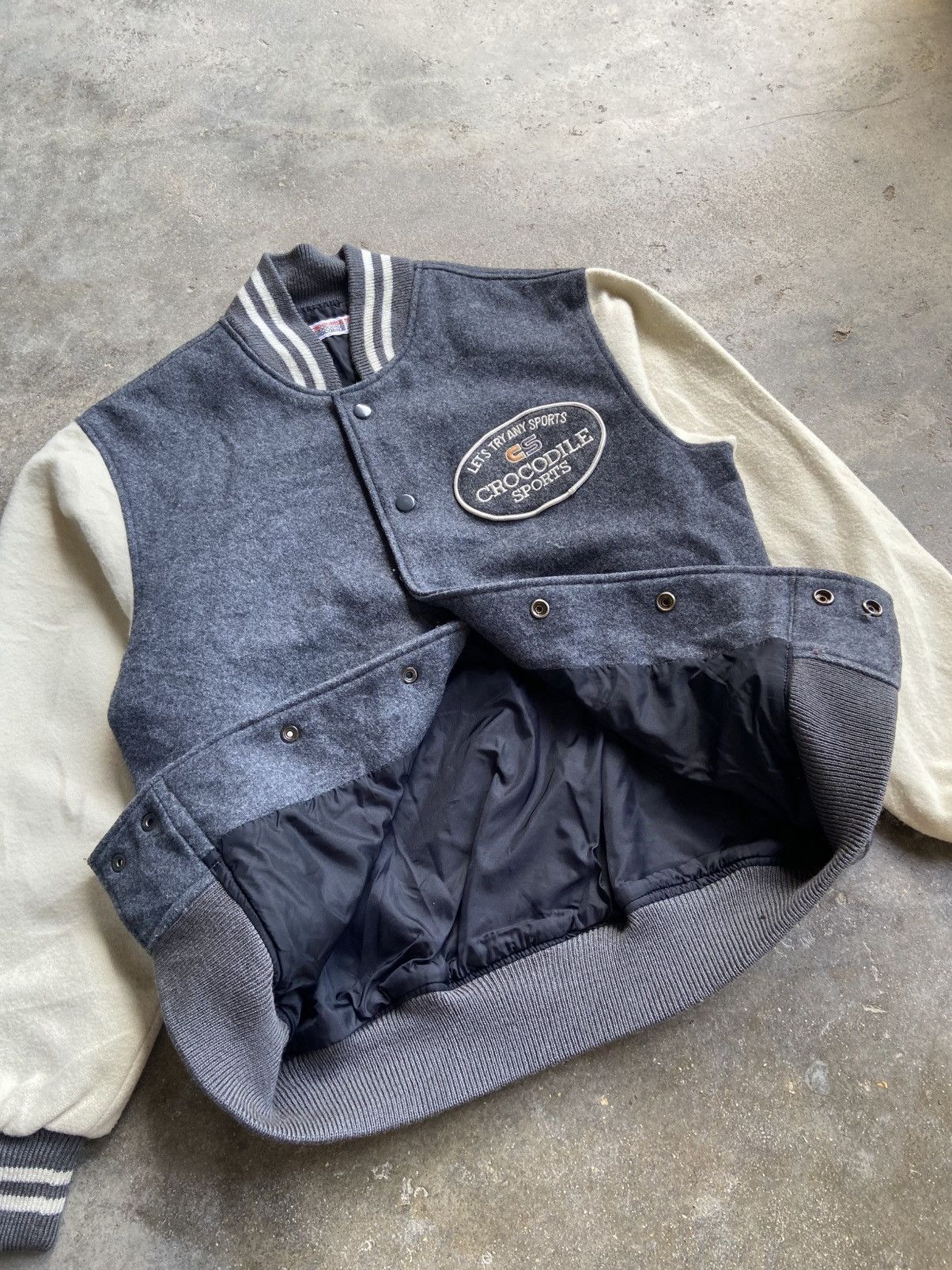 Vintage VINTAGE CROCODILE SPORT VARSITY JACKET Size US M / EU 48-50 / 2 - 6 Thumbnail