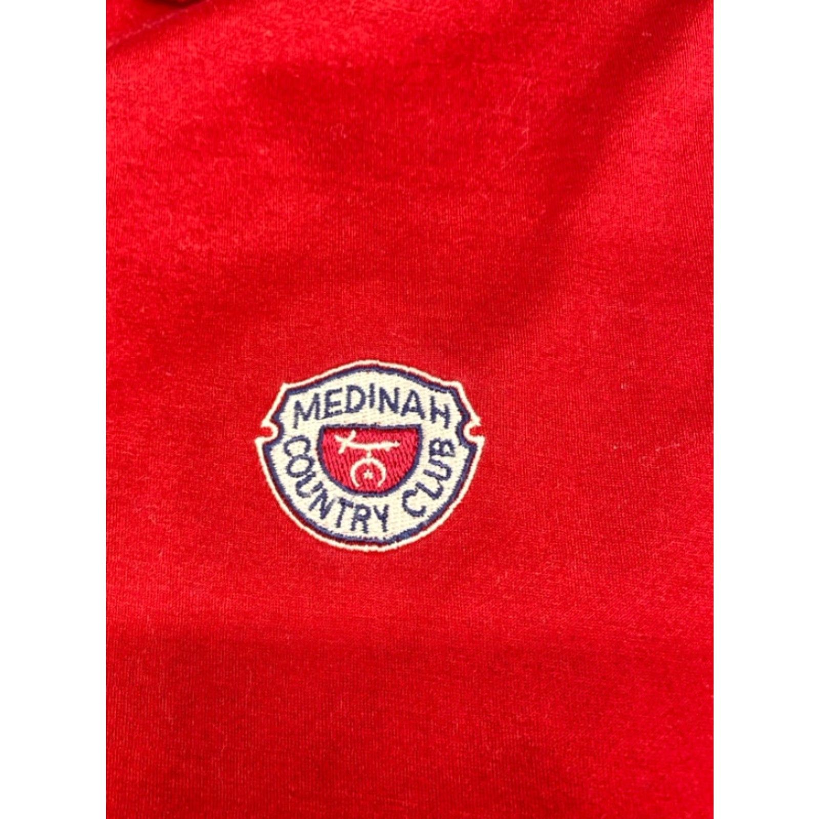 Vintage VINTAGE Fairway & Greene Golf Polo Shirt XL Maroon Long Sleeve Medinah Country Mens Size US XL / EU 56 / 4 - 7 Thumbnail