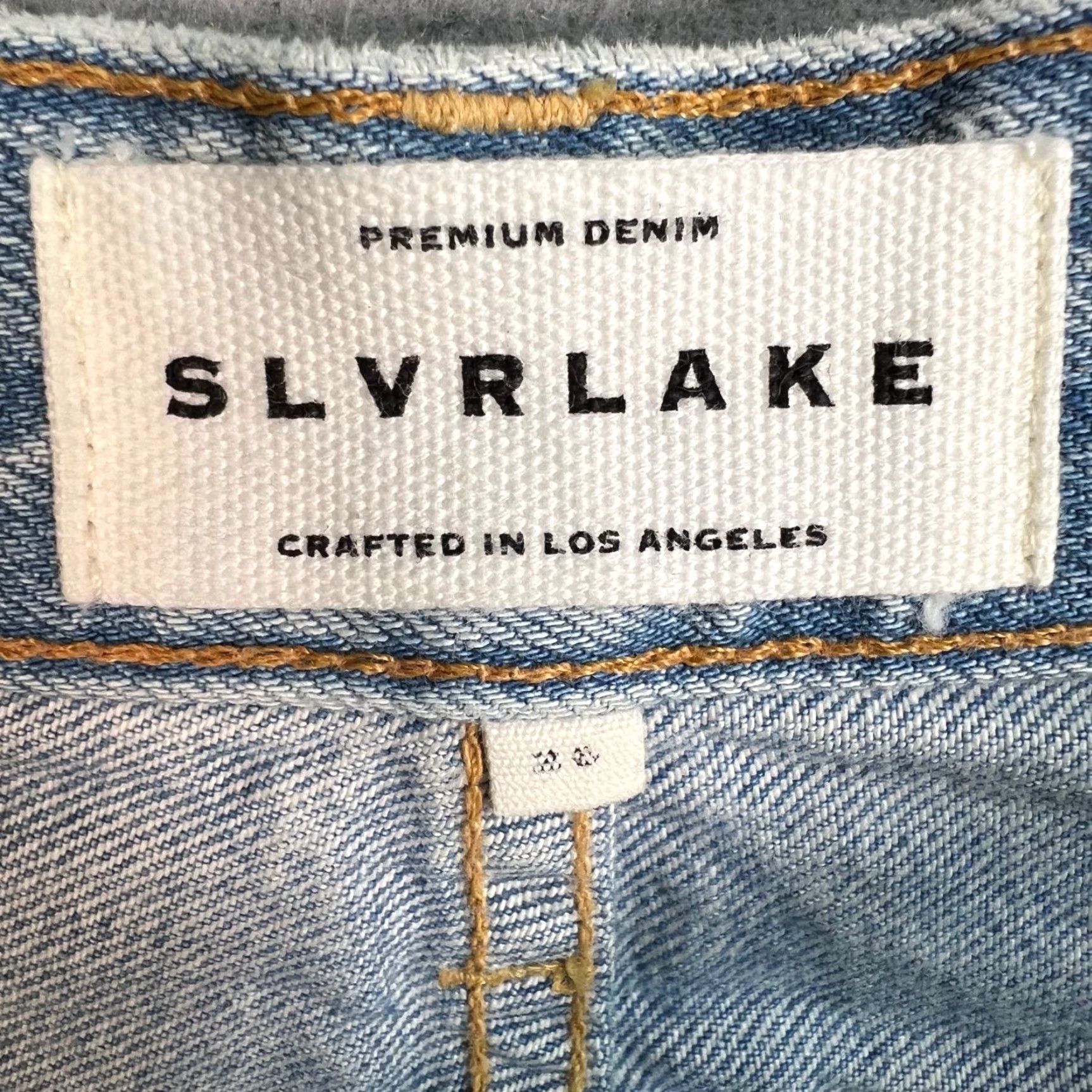 SLVRLAKE Slvrlake Savior Premium Denim Utility Jeans W/ Pockets Light Wash Womens 26 Size 26" / US 2 / IT 38 - 3 Thumbnail
