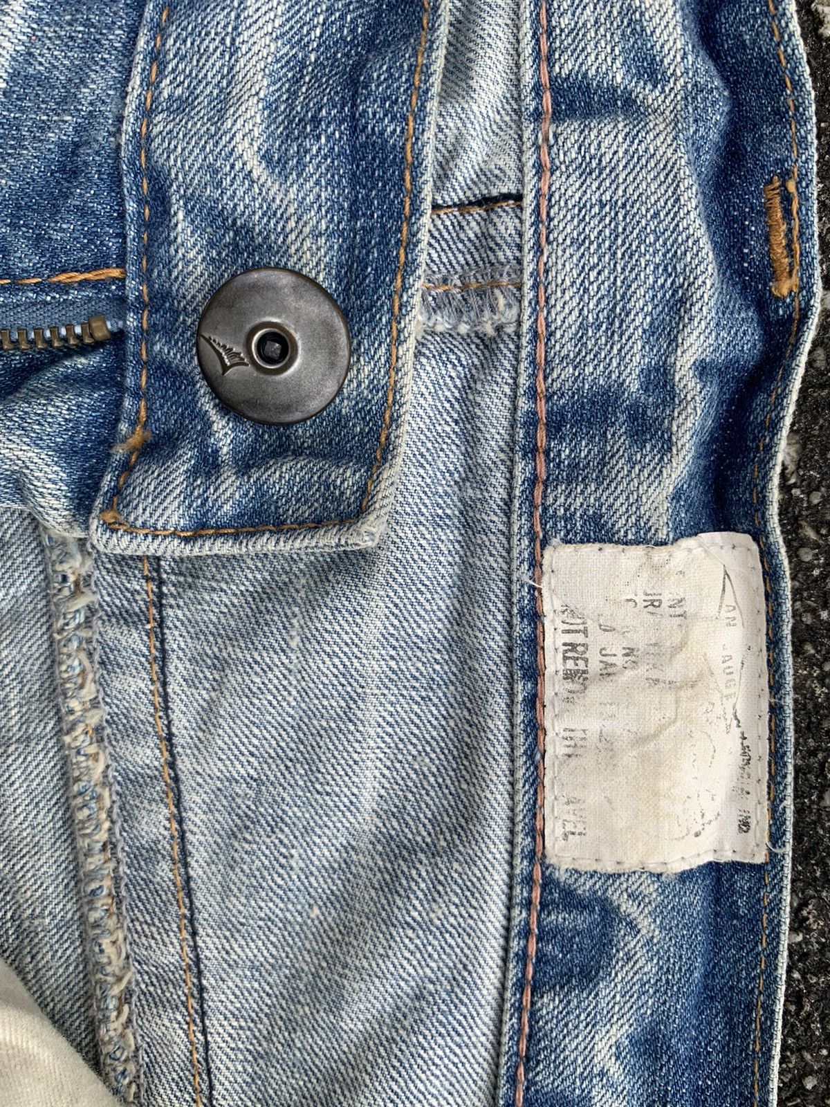 Beauty Beast × If Six Was Nine Distressed Antgauge Embroidered Denim Pants Size US 30 / EU 46 - 19 Thumbnail