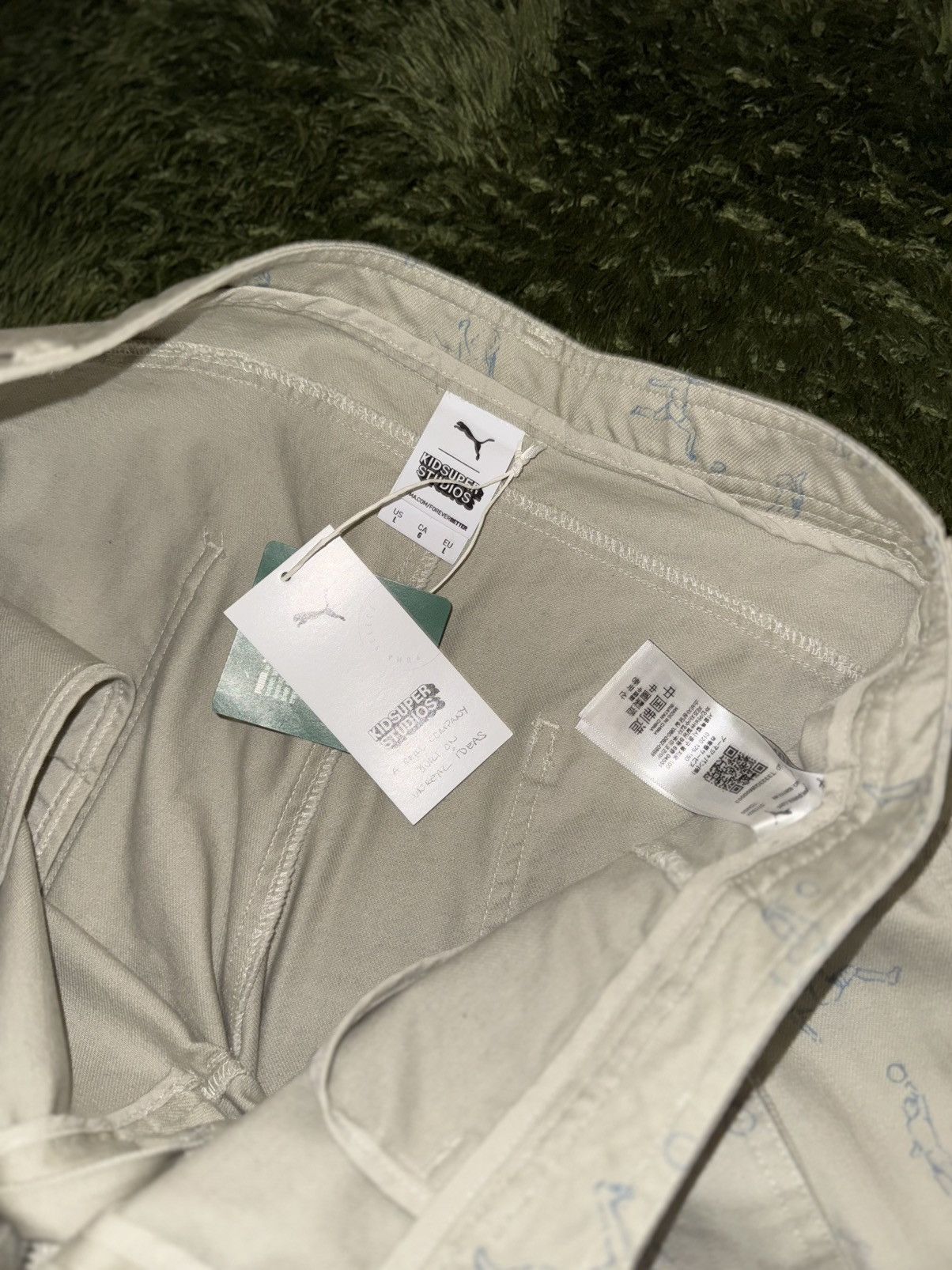 KidSuper × Puma [L] KIDSUPER x PUMA heavy cotton Relaxed Fit Carpenter Pants Size US 34 / EU 50 - 4 Thumbnail