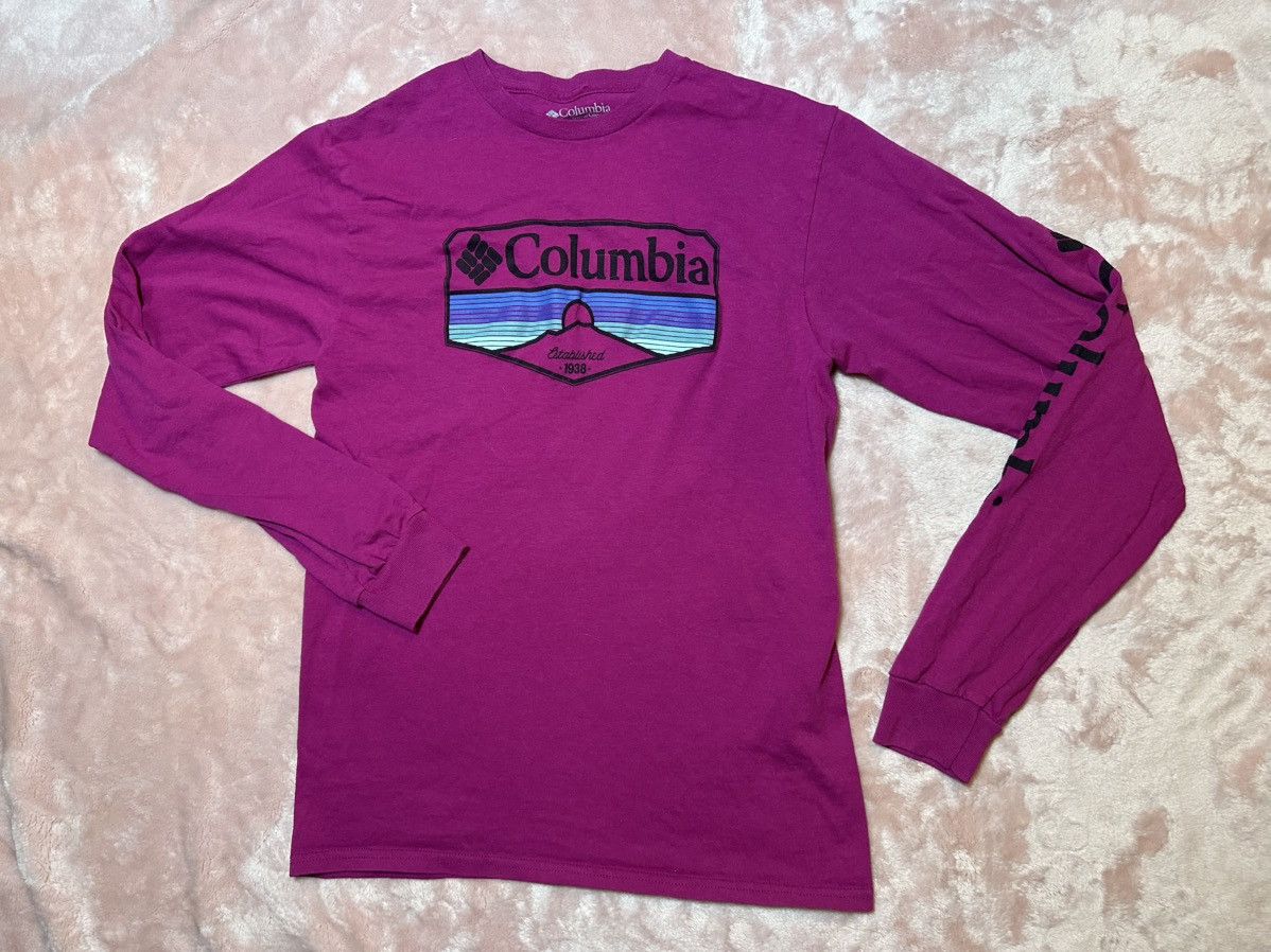 Columbia Fuchsia Columbia Graphic Long Sleeve Women’s Top Size S / US 4 / IT 40 - 1 Thumbnail