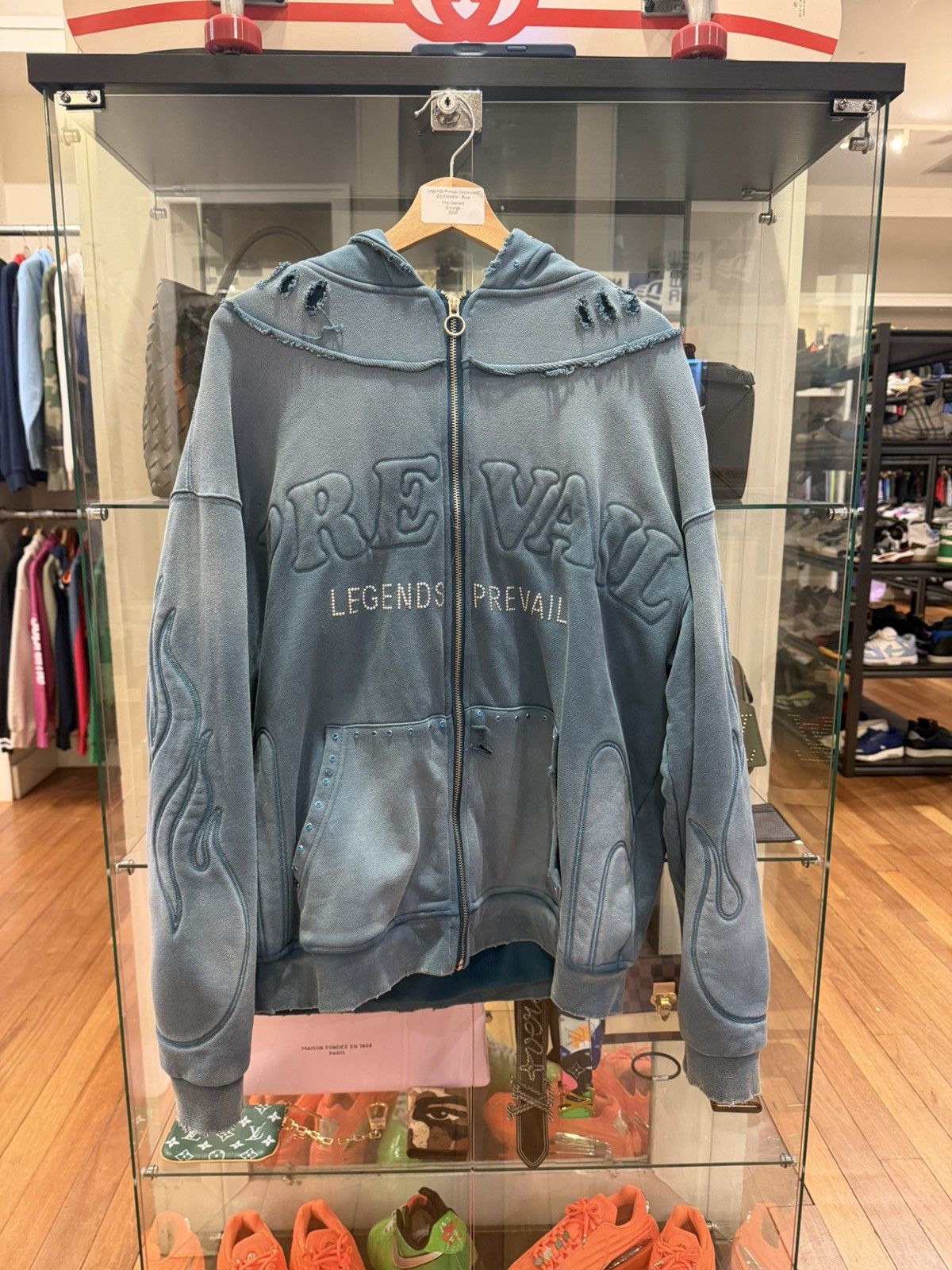 Other Legends Prevail Distressed Flame Stitch Full Zip Size US XL / EU 56 / 4 - 1 Thumbnail