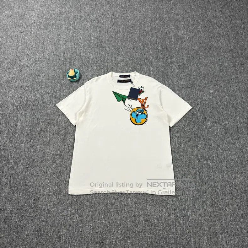 Louis Vuitton Louis Vuitton White paper airplane cartoon pattern knitted Size US XL / EU 56 / 4 - 1 Thumbnail