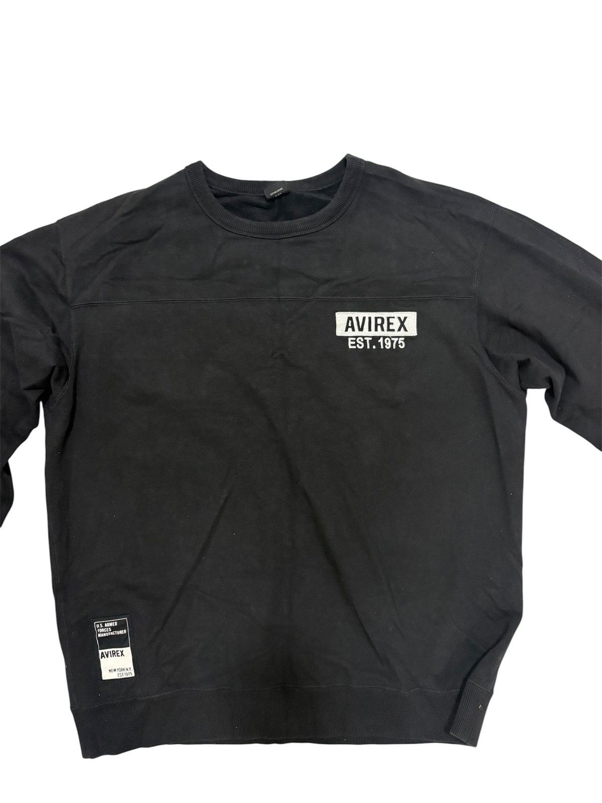Avirex Avirex sweatshirt big logo Size US L / EU 52-54 / 3 - 4 Thumbnail