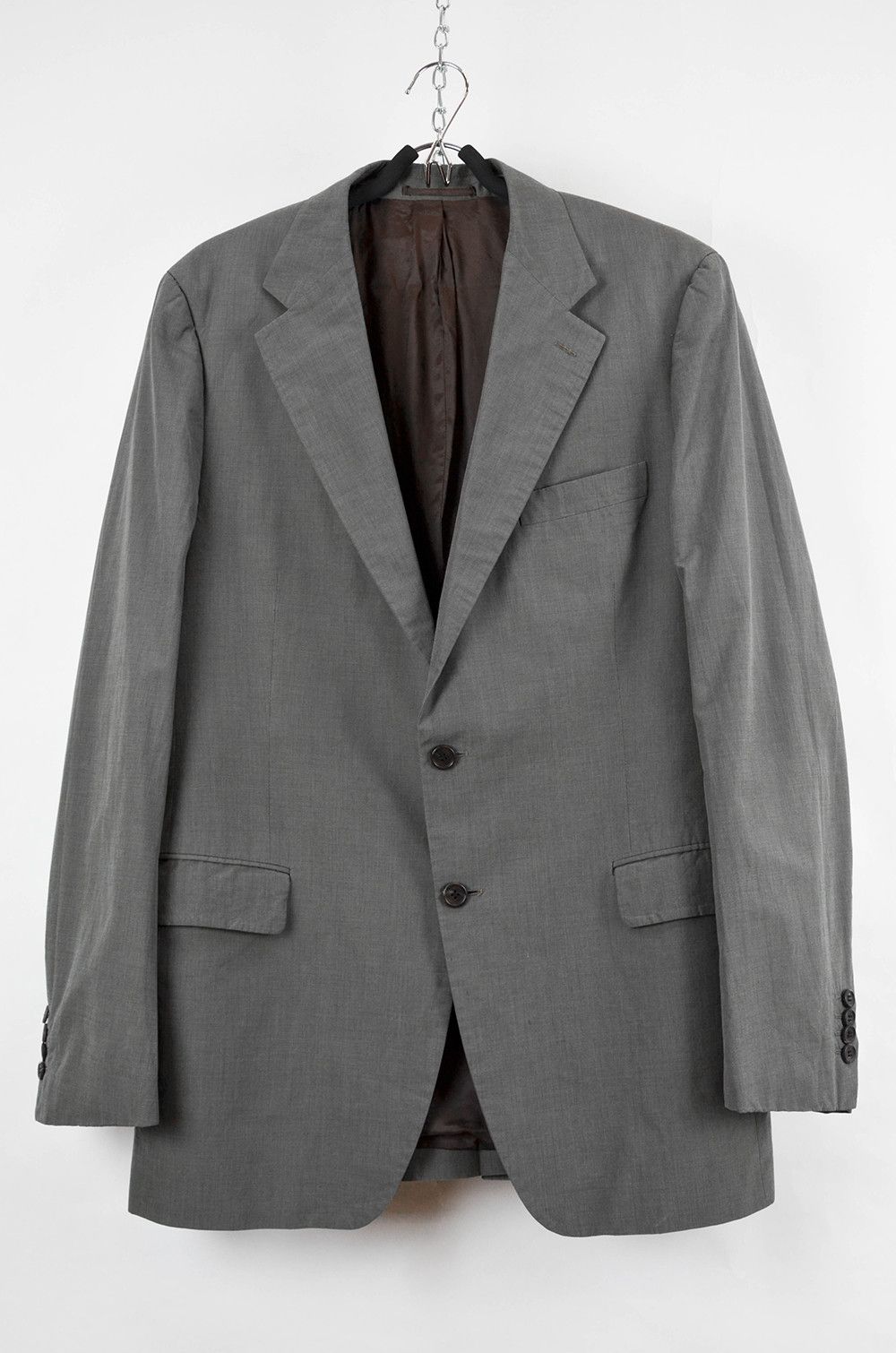 Prada Prada Men’s Classic Gray Two-Button Blazer – Size 54R Size 52R - 1 Thumbnail