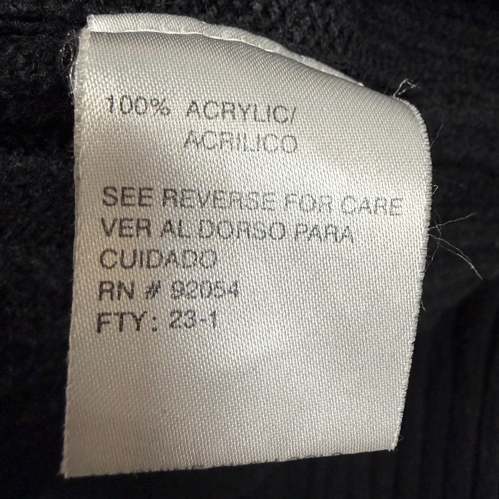 Vintage Carolyn Taylor Cardigan Sweater Womens M Black Ribbed Knit Open Front Collared Long Sleeve Classic Retro Knit Size M / US 6-8 / IT 42-44 - 5 Thumbnail