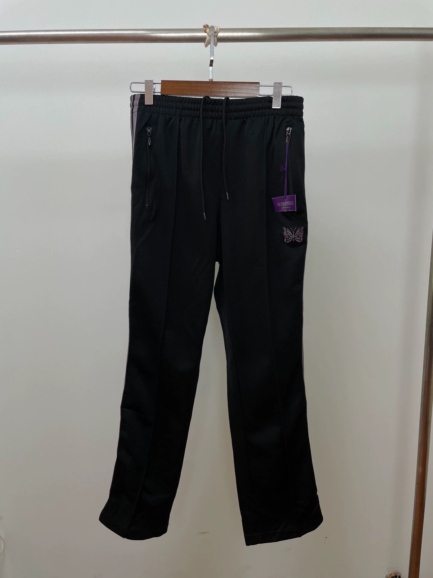 Needles Needles Bicolor Butterfly Narrow Track Pants S Size 26" / US 2 / IT 38 - 1 Thumbnail
