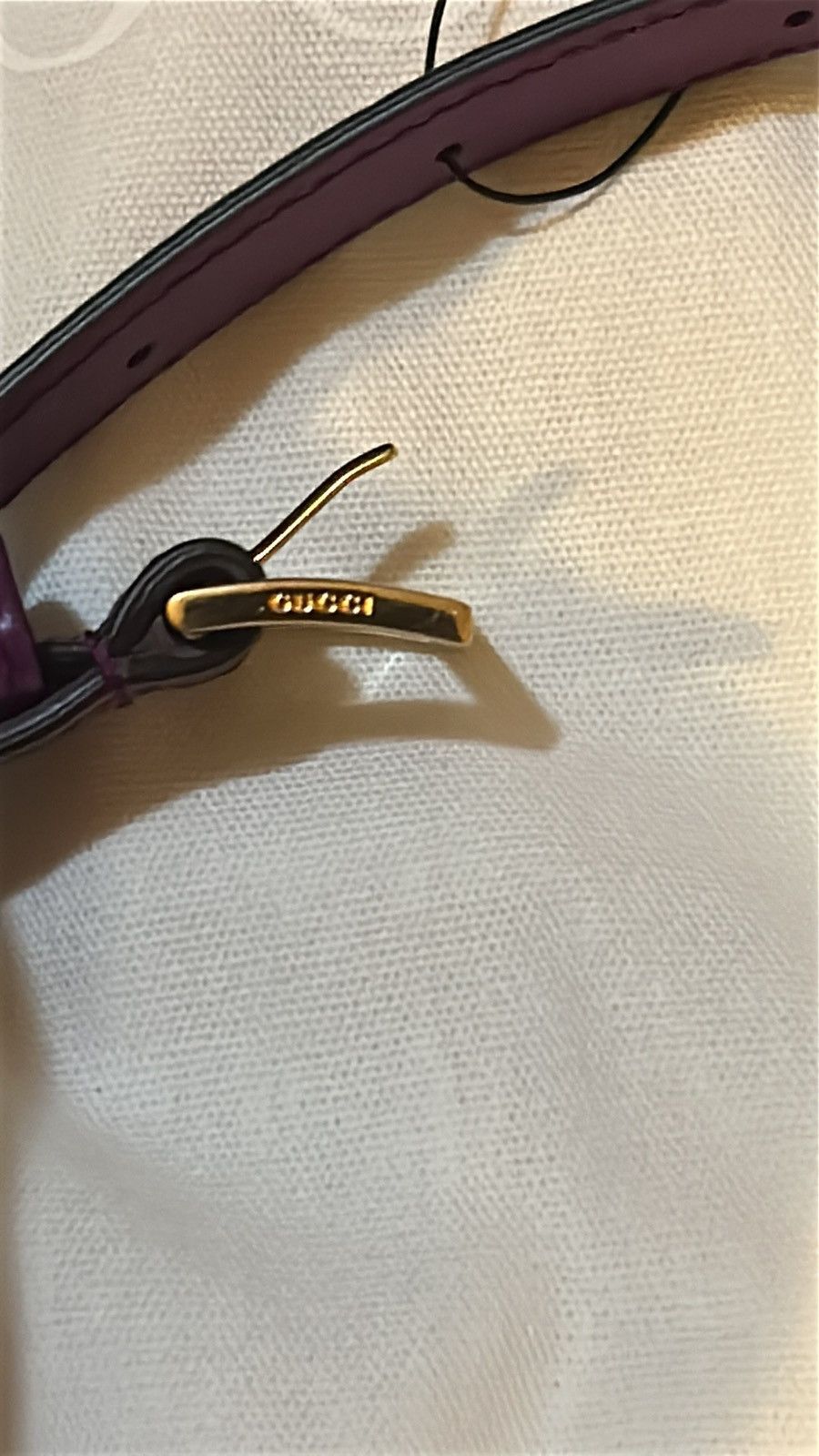 Gucci Gucci Horsebit Leather Belt Purple Size 34 - 5 Thumbnail