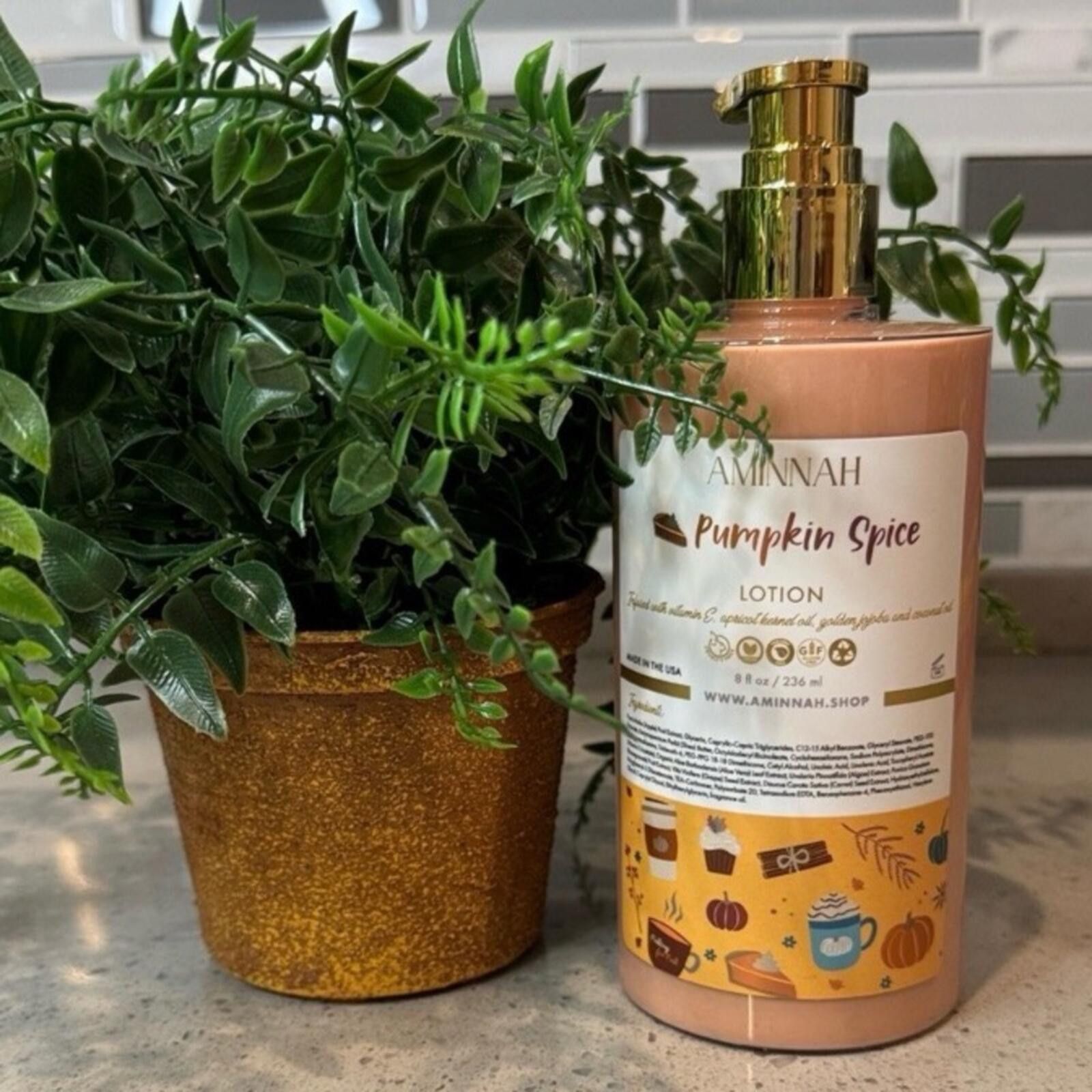Other AMINNAH - Pumpkin Spice Lotion Size ONE SIZE - 1 Thumbnail