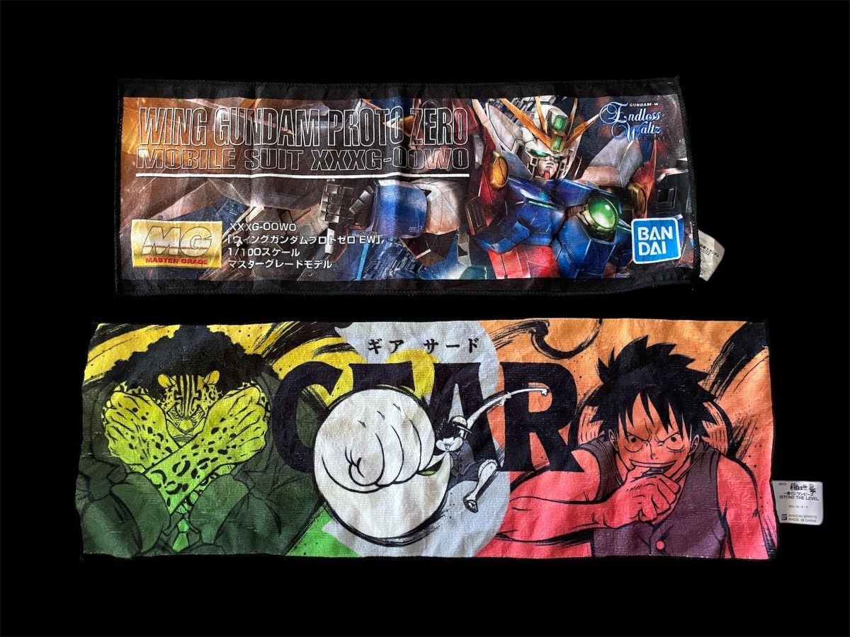 Anime × Nintendo × One Piece A Lot Of Bandai Bandana One Piece & Gundam Endless Waltz Size ONE SIZE - 2 Thumbnail