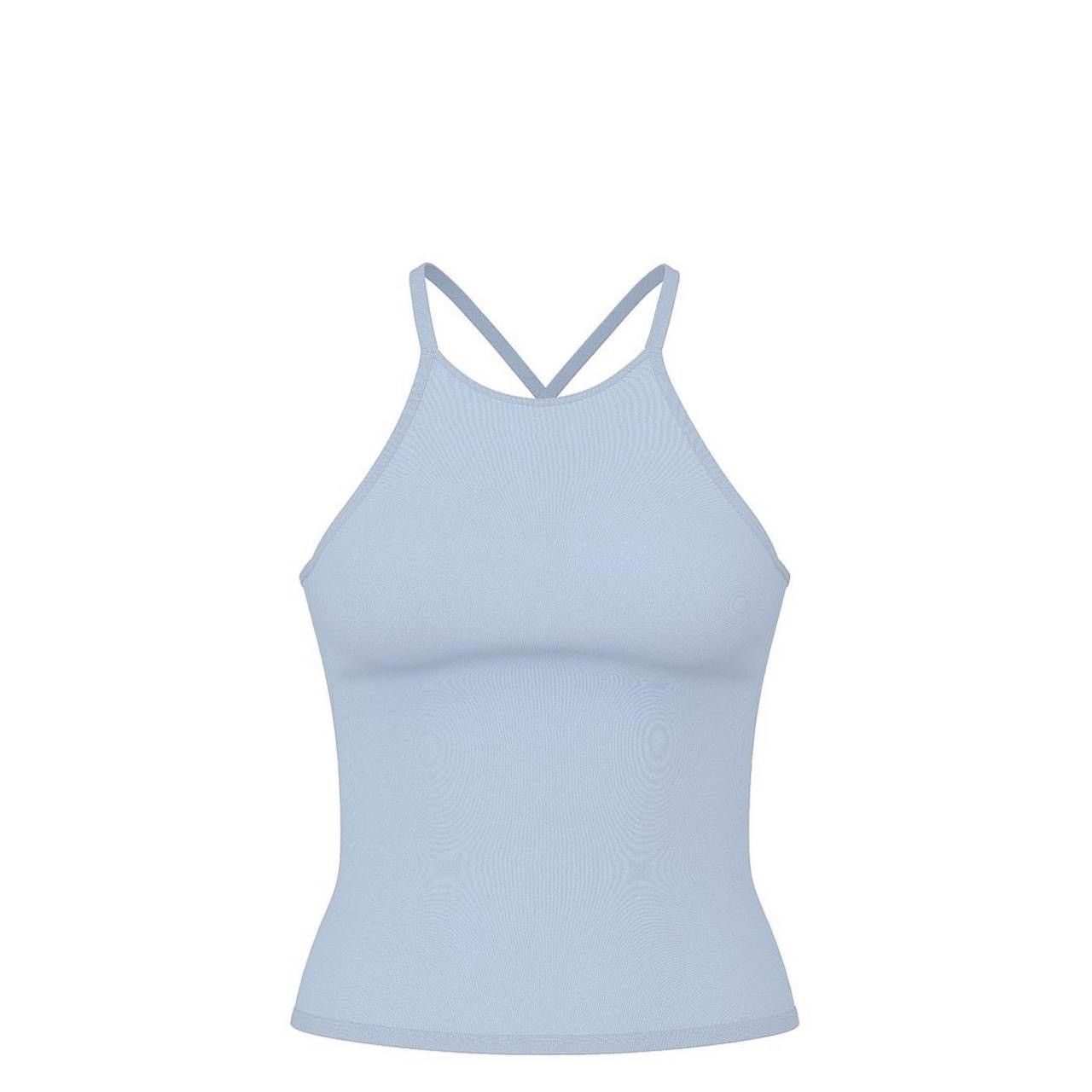 Victoria's Secret Victoria's Secret PINK blue halter neck crop top Size S / US 4 / IT 40 - 3 Thumbnail