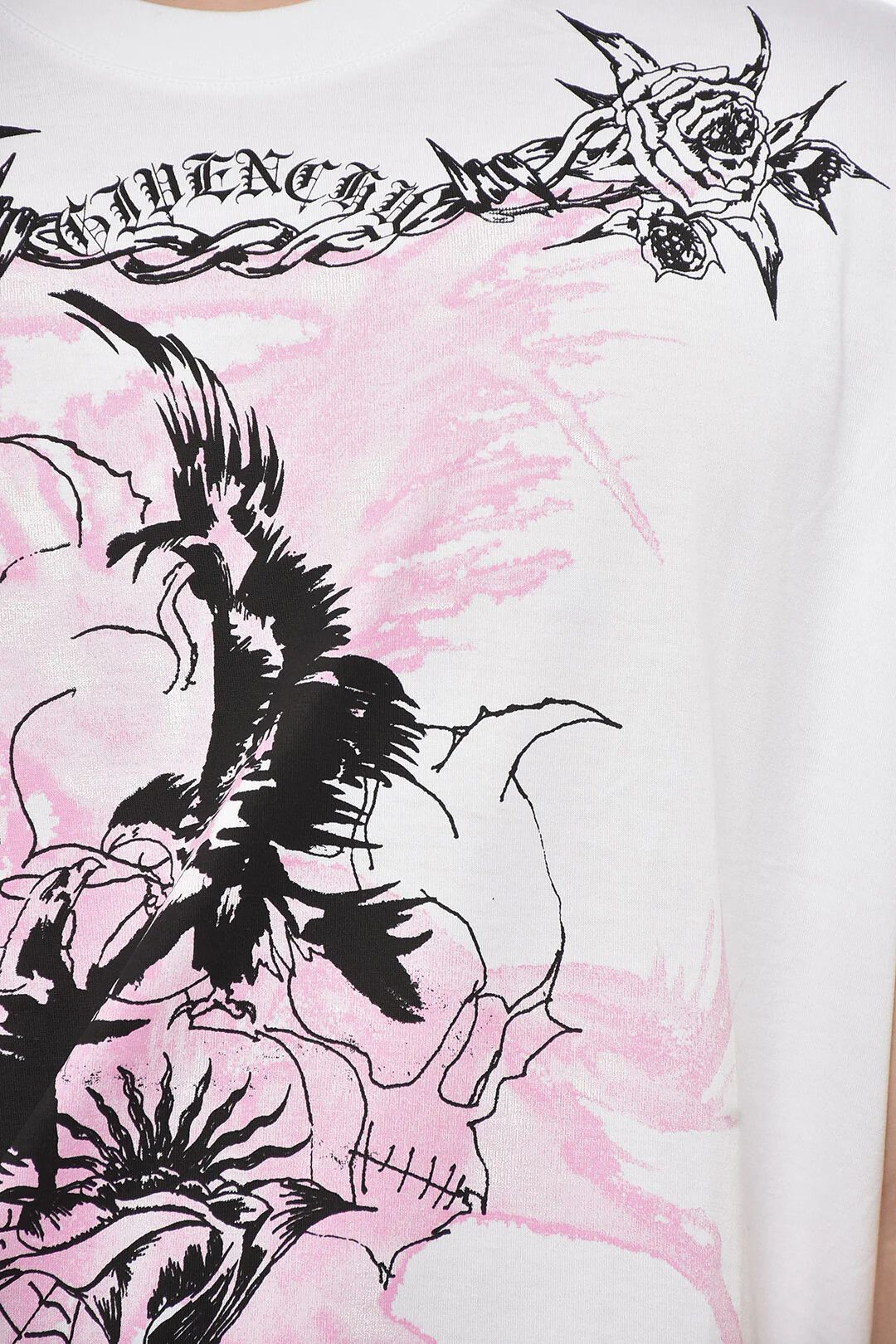 Givenchy og1mm0326 Cotton Crewneck T-Shirt in White Size US S / EU 44-46 / 1 - 3 Thumbnail