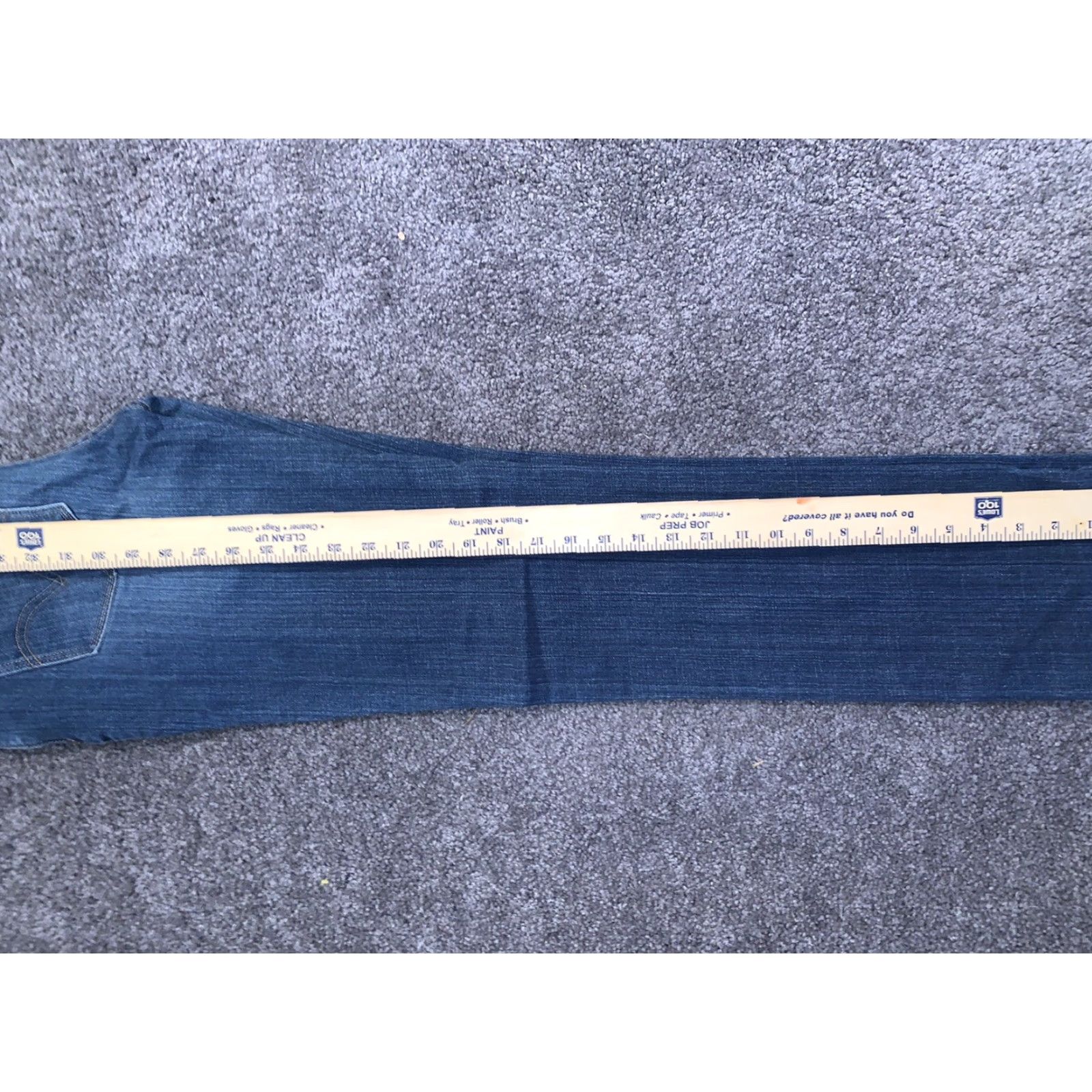 Levi's Womens Levi's 424 Jeans Straight Denim Blue 28x30 Regular Stretch 7/28 Size 28" / US 6 / IT 42 - 8 Thumbnail